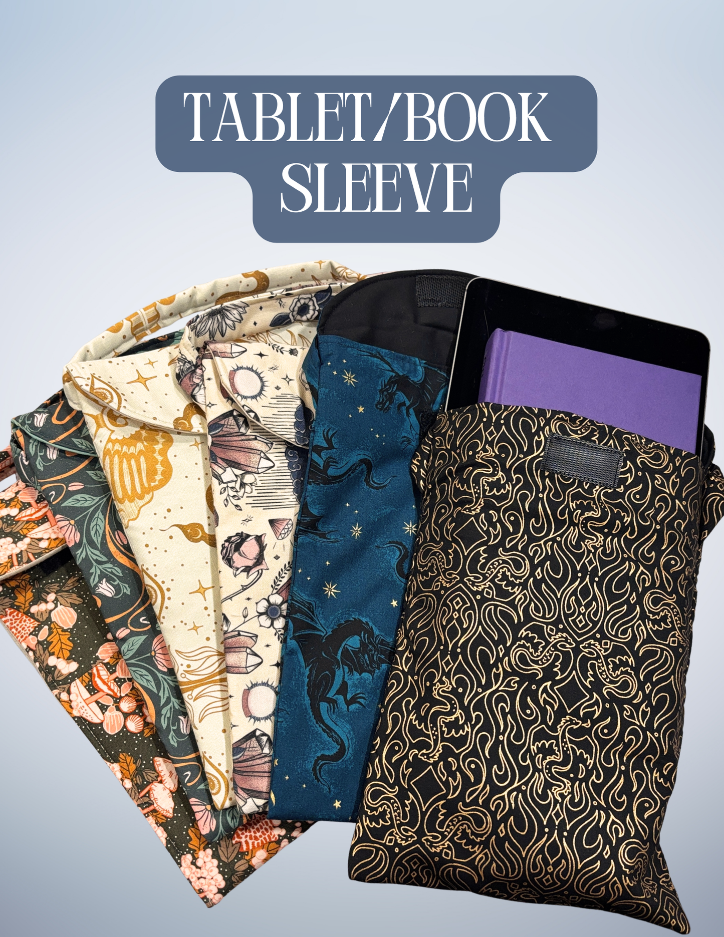 Book or Tablet Sleeve Sewing Pattern