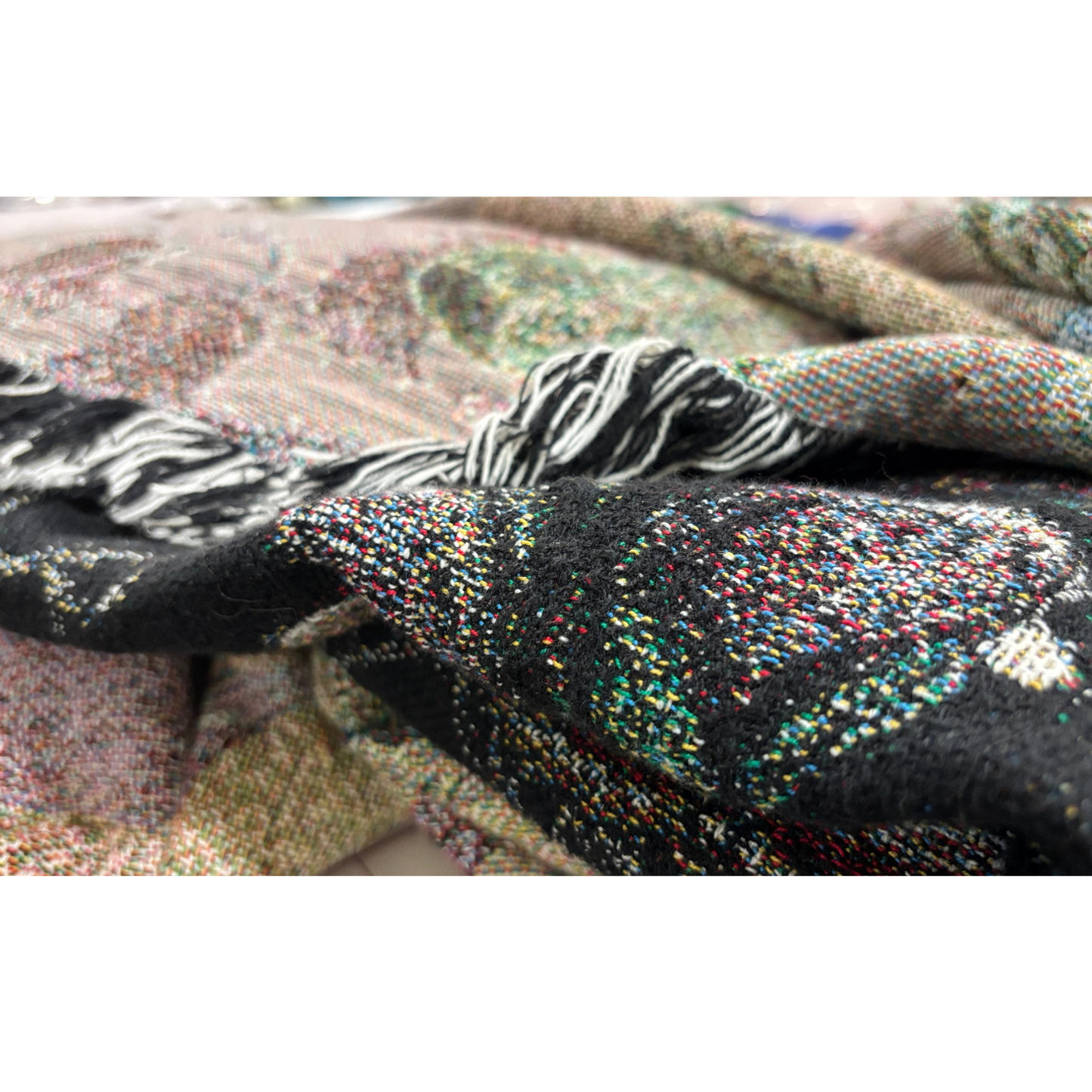 Cotton Woven Blanket - Poisonous Plant Garden