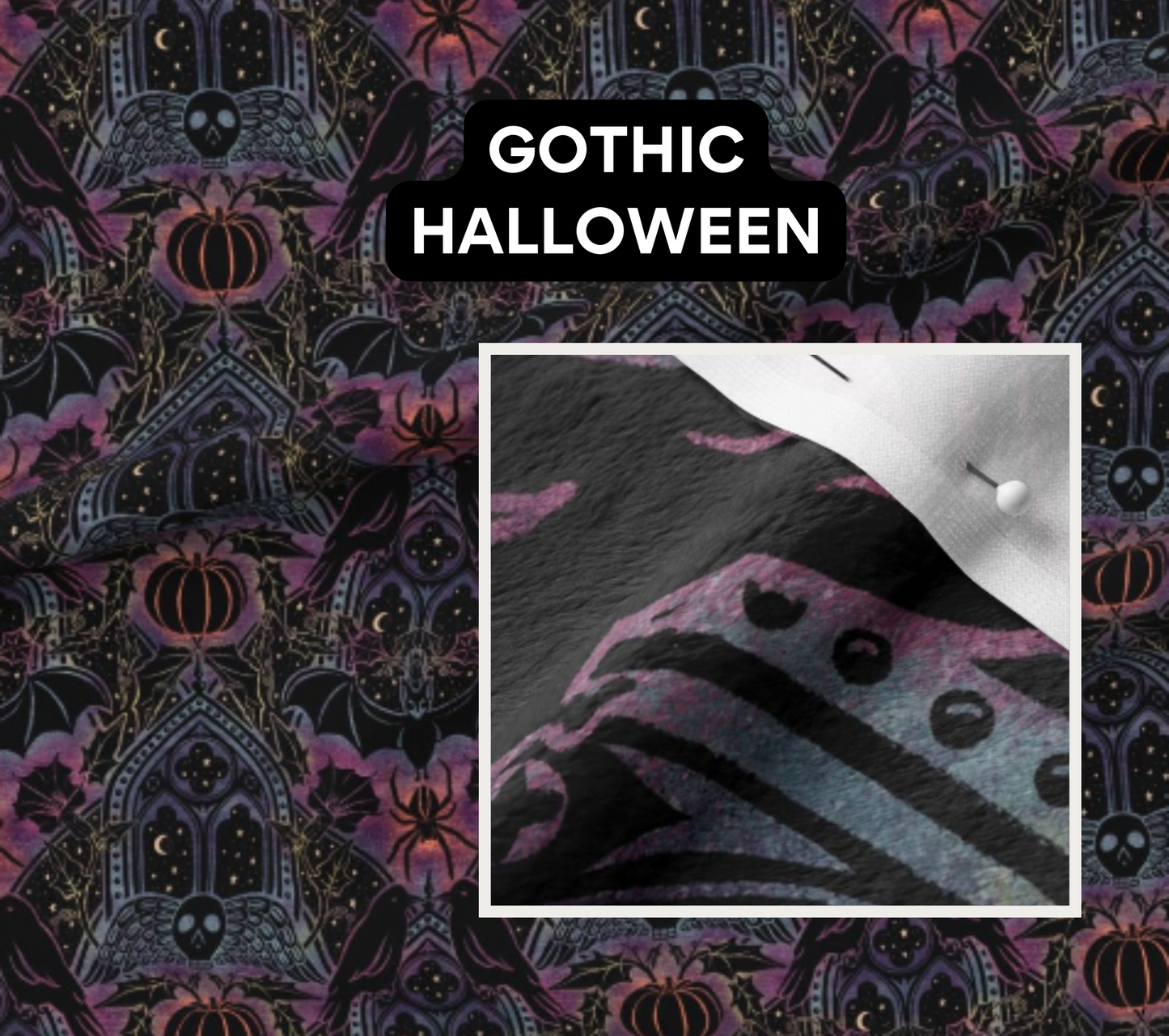 Halloween Collection - Curated Prints for Custom Grownup Blankies
