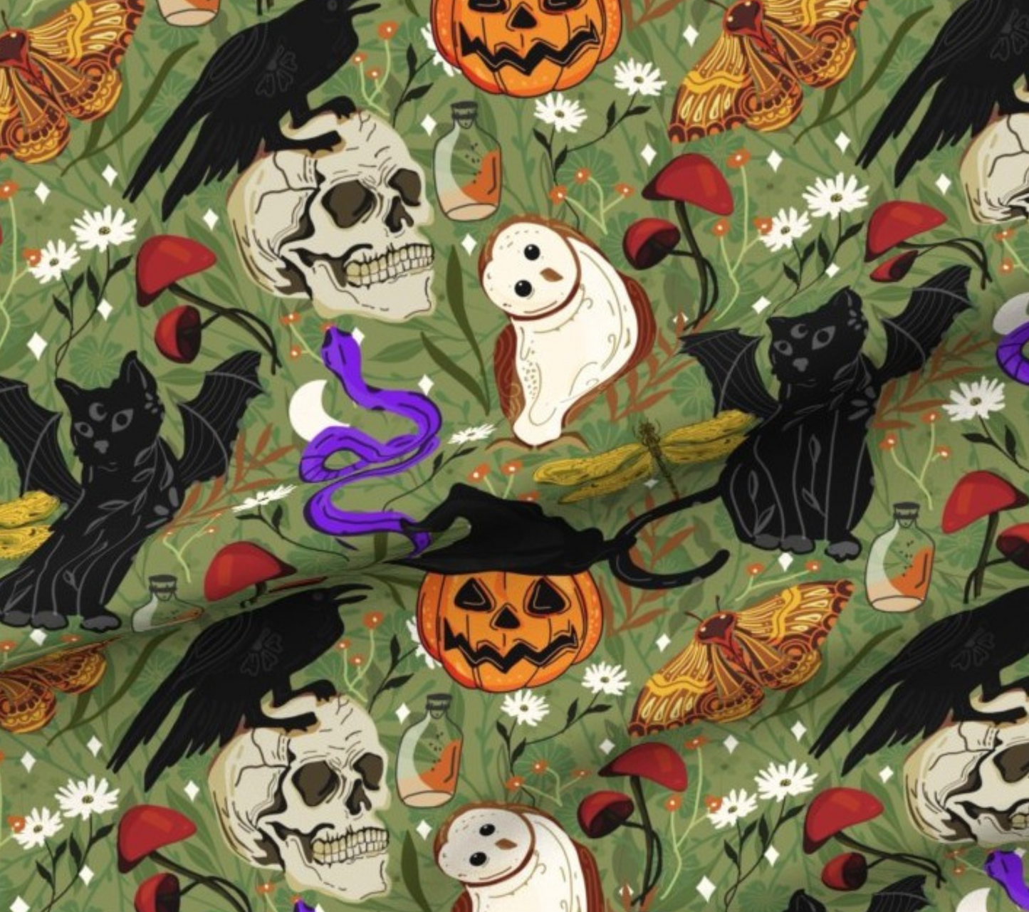 Halloween Collection - Curated Prints for Custom Grownup Blankies