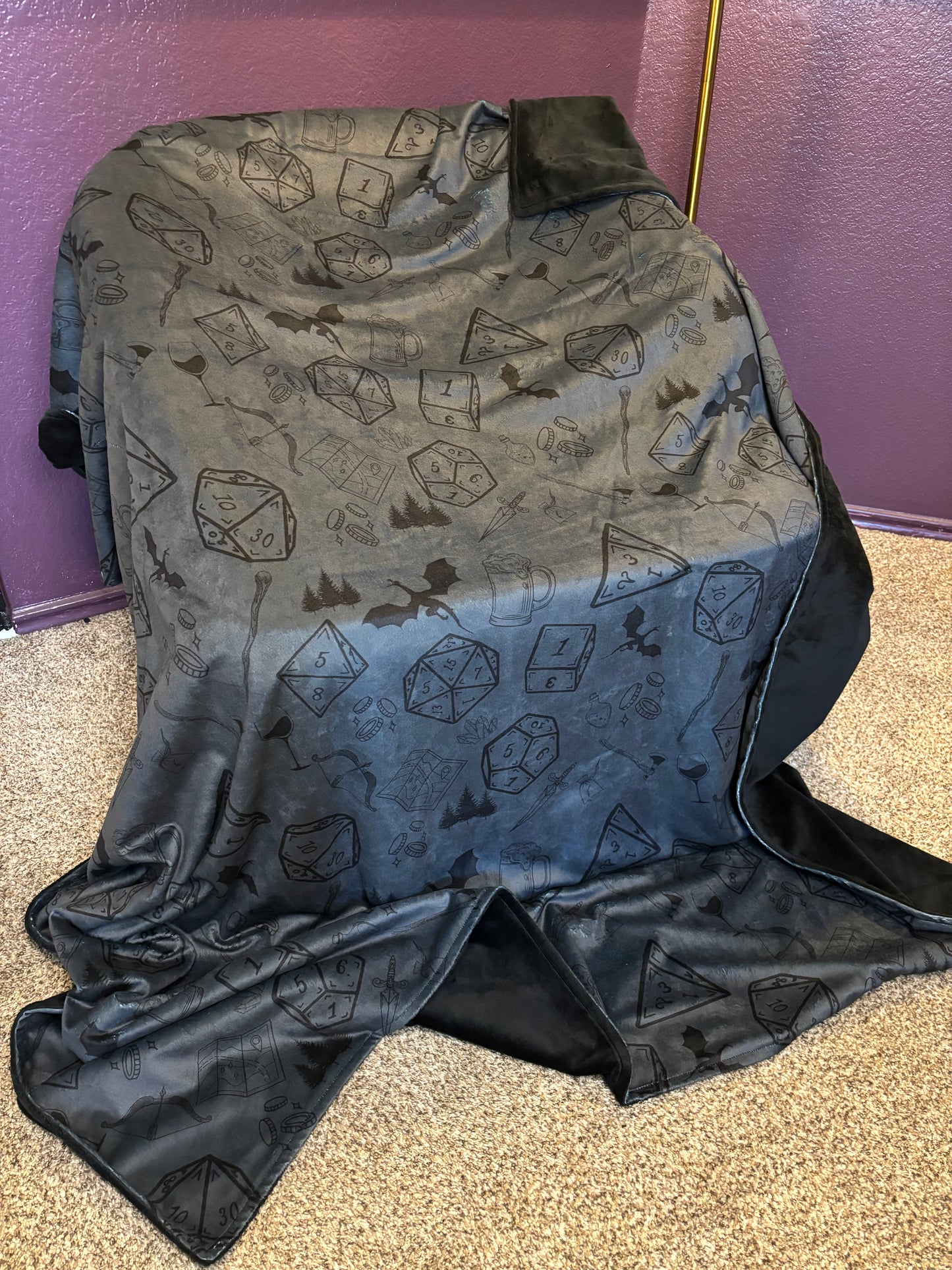 Custom Grownup Blankies - Nerdy & Fandom Collection, Minky Blanket