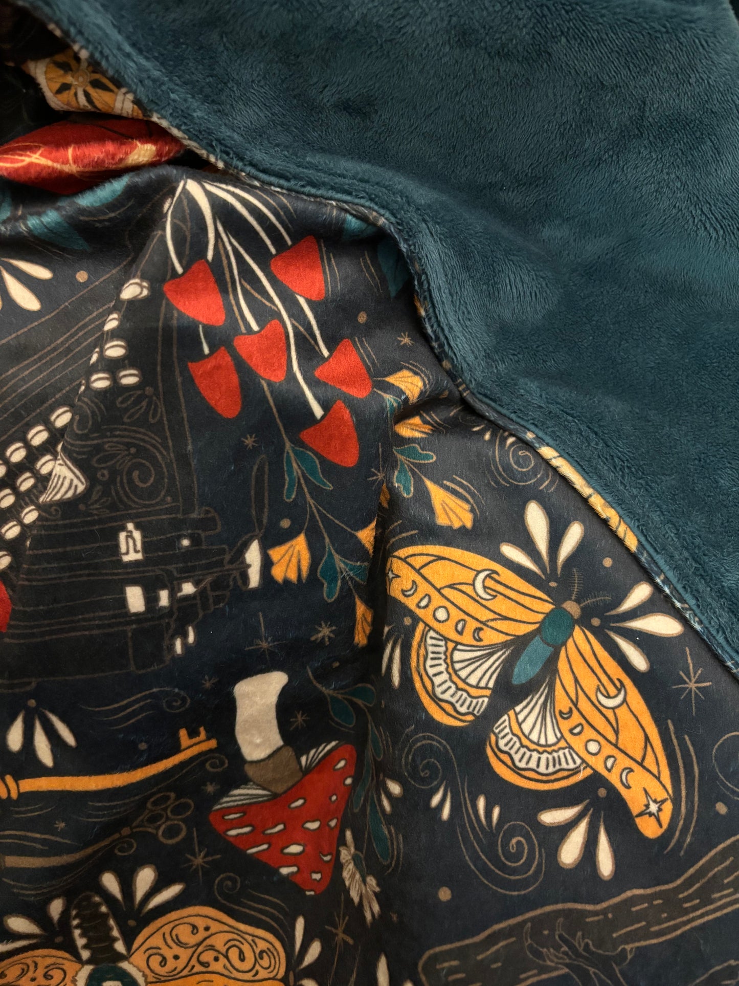 Custom Grownup Blankies - Dark Collection, Minky Blanket