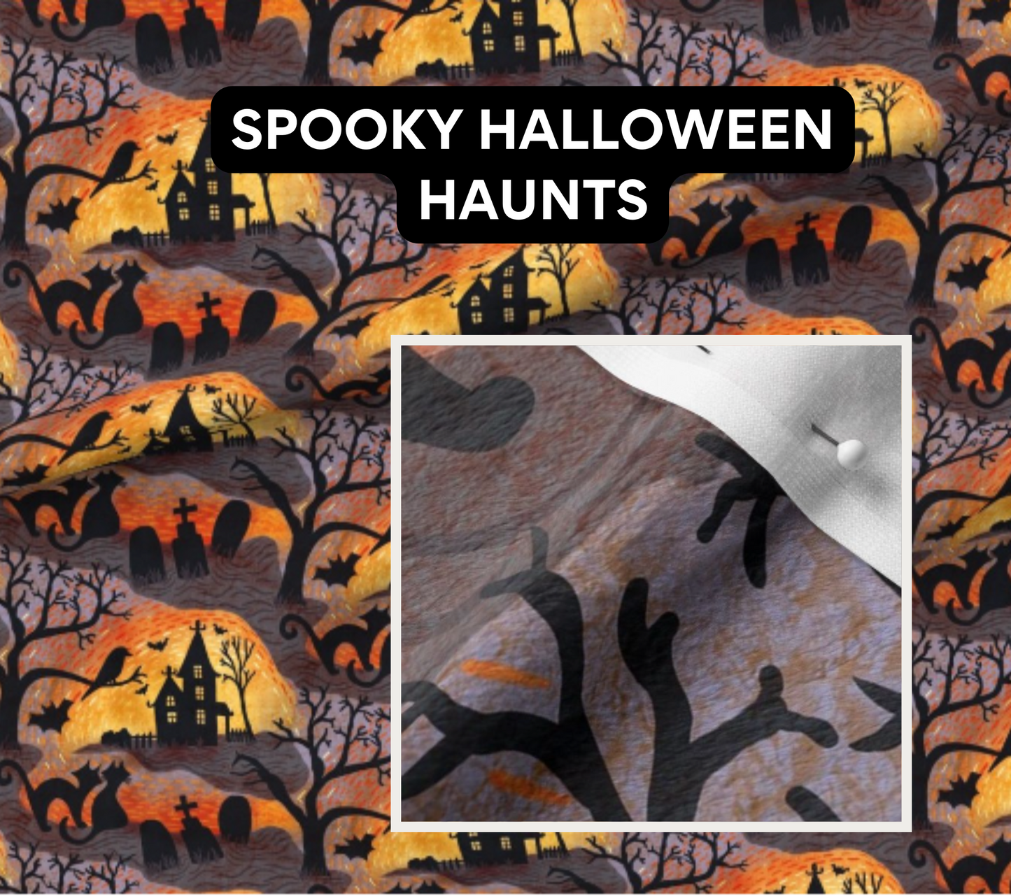 Halloween Collection - Curated Prints for Custom Grownup Blankies