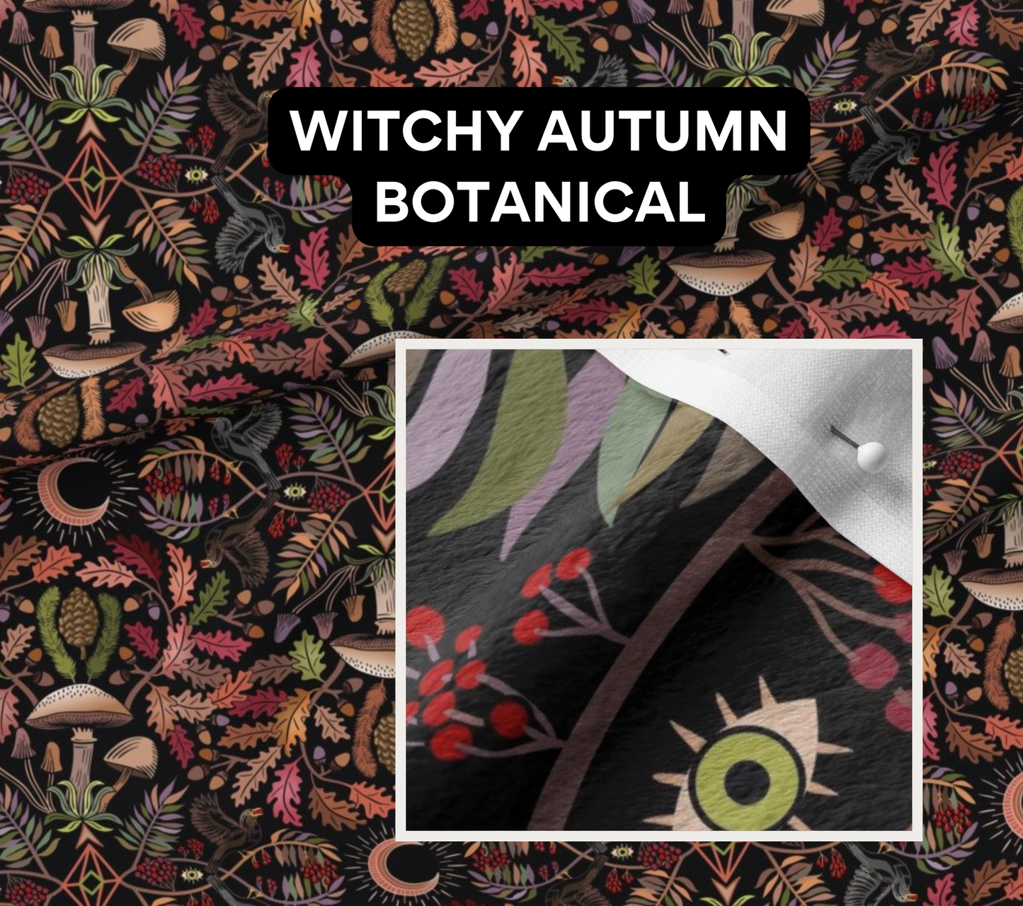 Halloween Collection - Curated Prints for Custom Grownup Blankies