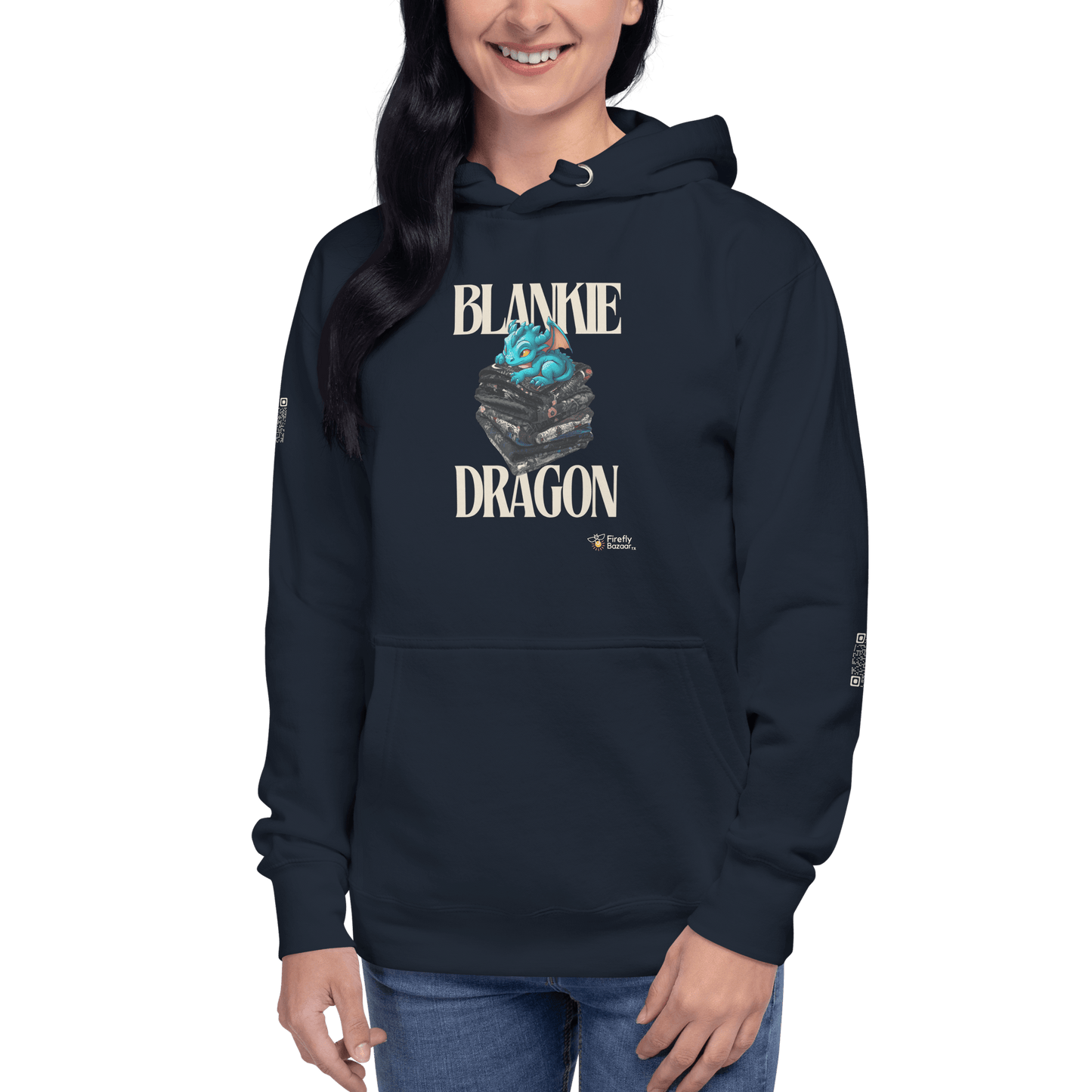 Blankie Dragon Supersoft Hoodie - FireflyBazaarTX