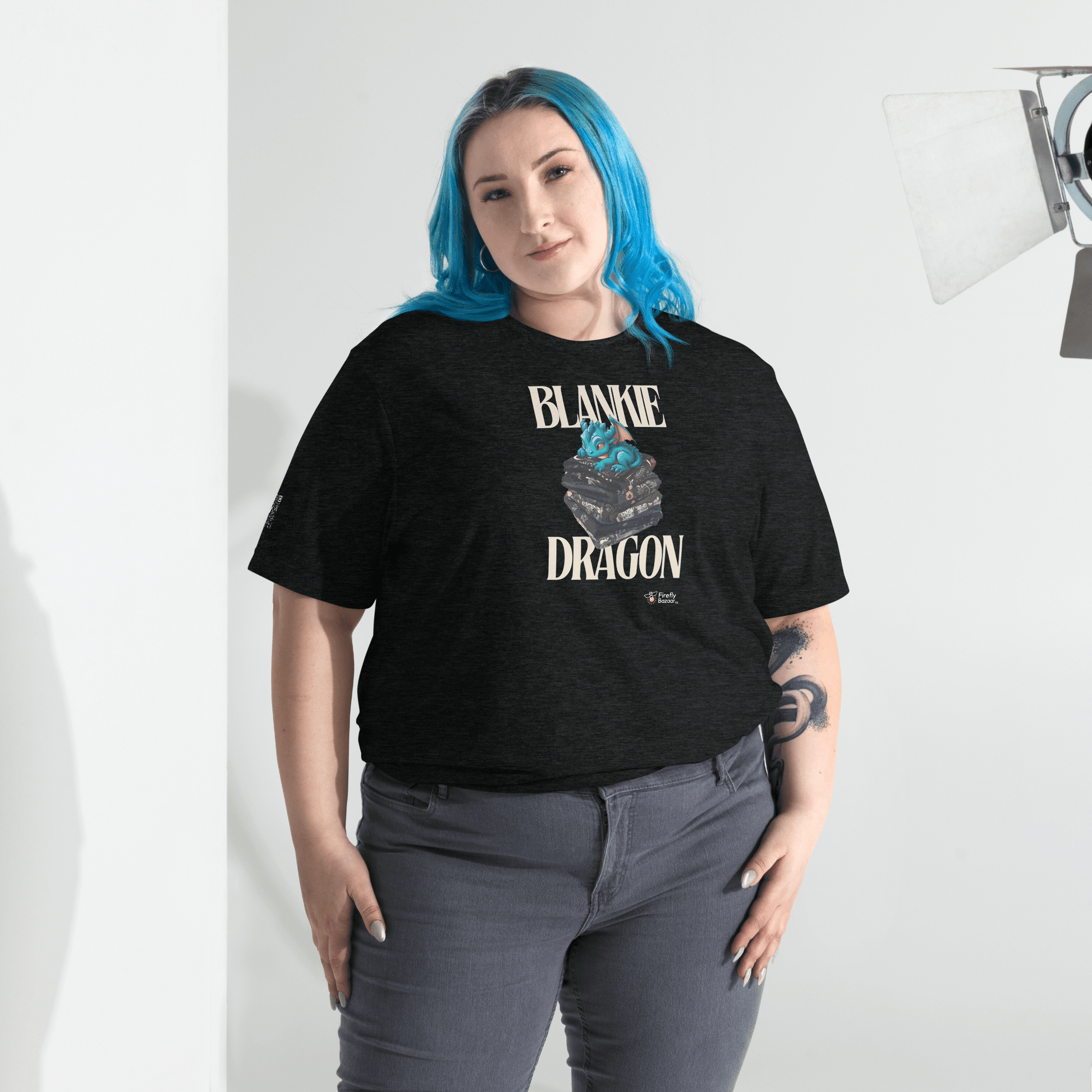 Blankie Dragon T-shirt - FireflyBazaarTX