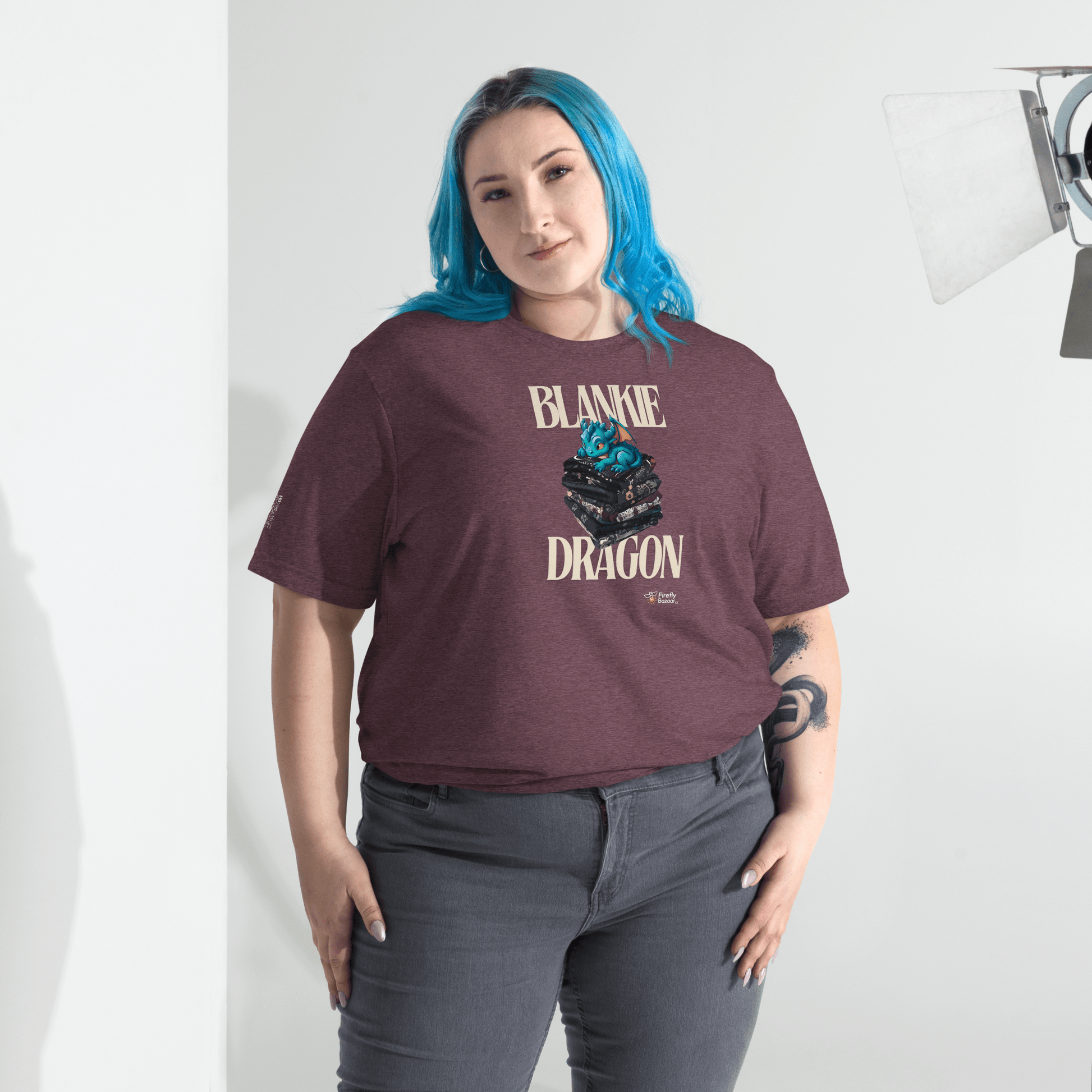 Blankie Dragon T-shirt - FireflyBazaarTX