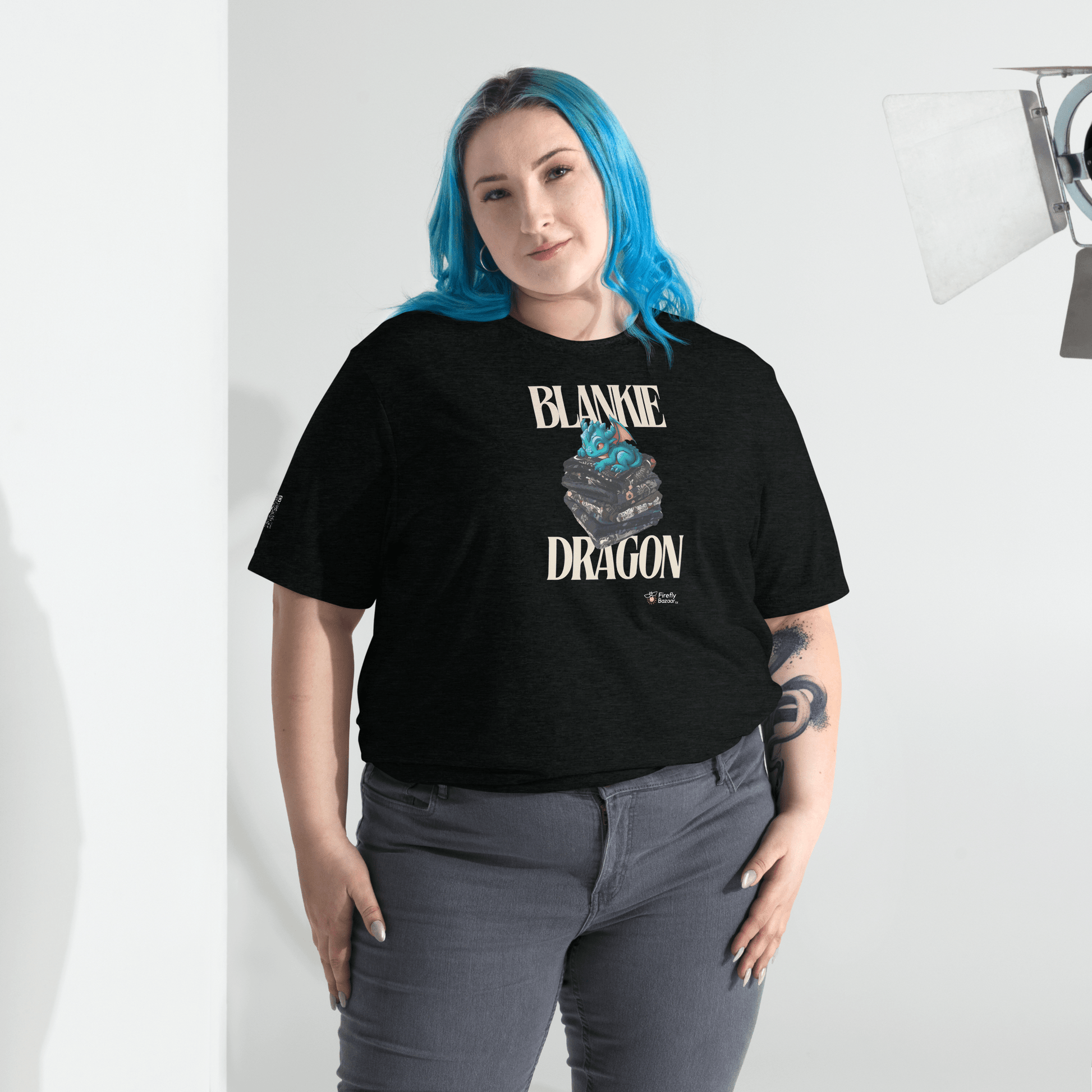 Blankie Dragon T-shirt - FireflyBazaarTX