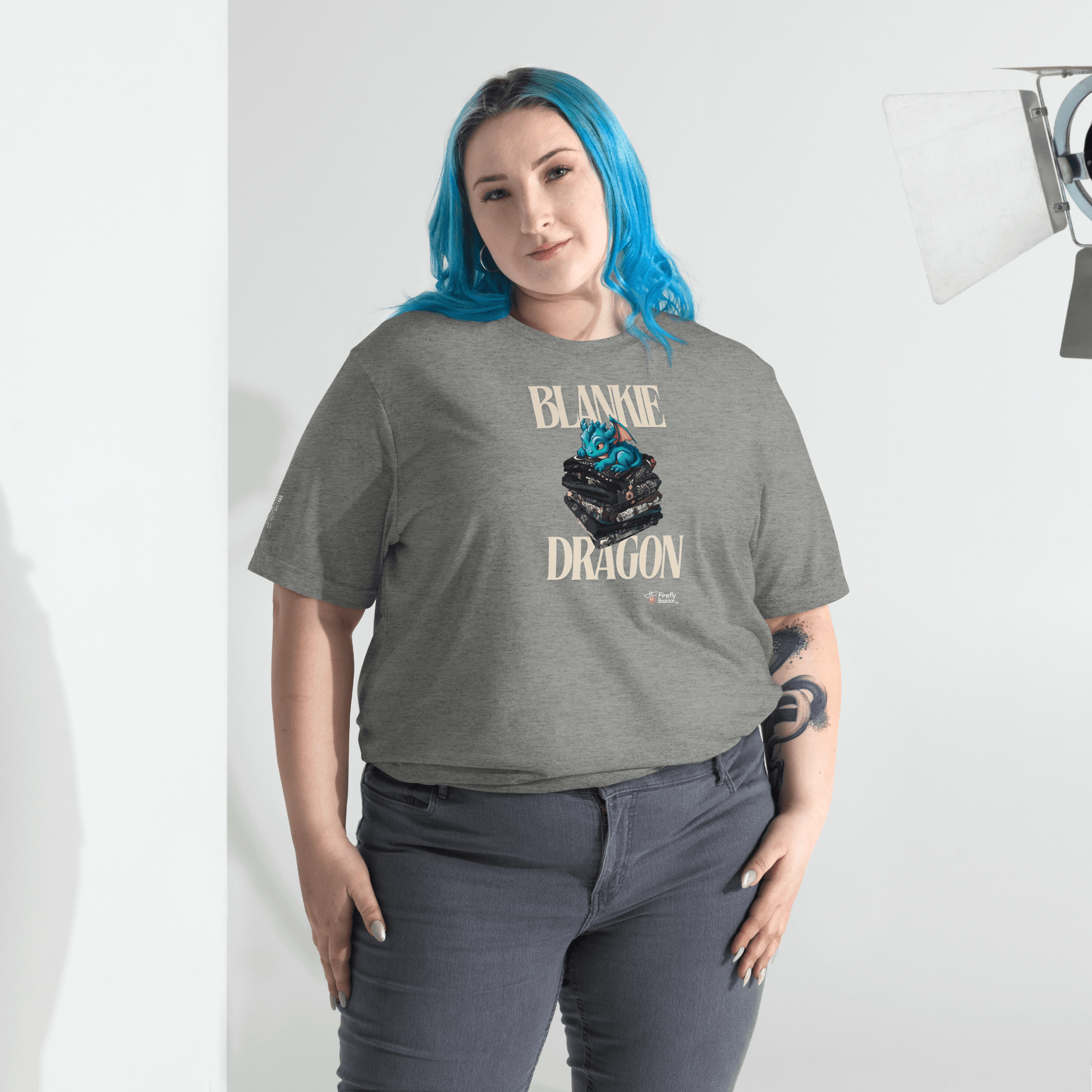 Blankie Dragon T-shirt - FireflyBazaarTX