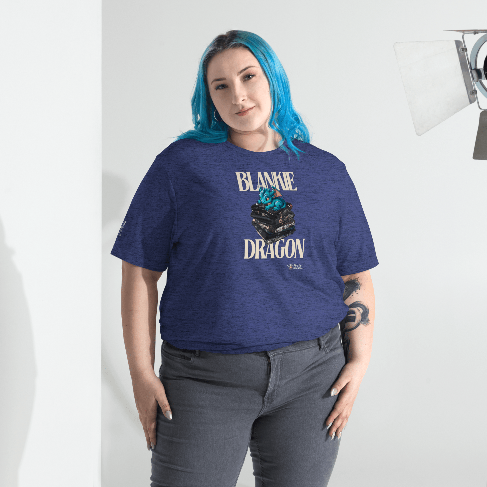 Blankie Dragon T-shirt - FireflyBazaarTX