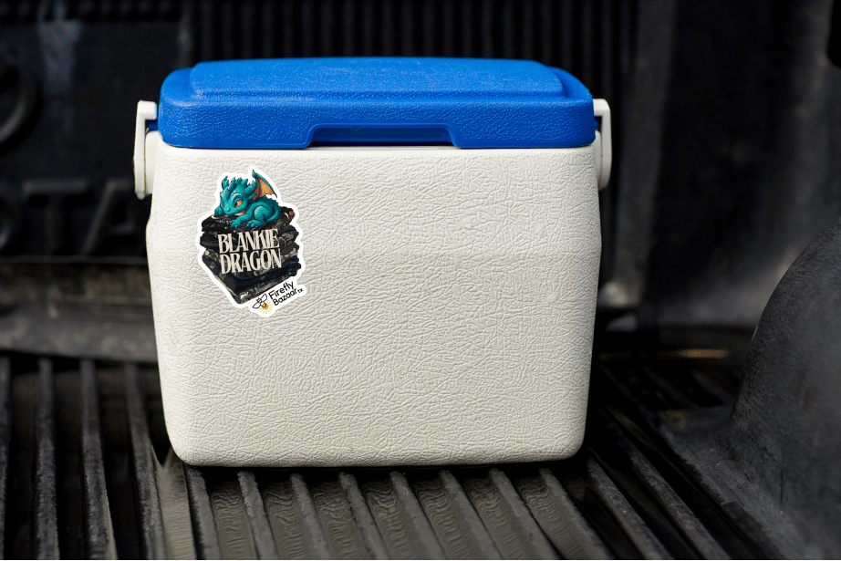 Blankie Dragon Vinyl Sticker - FireflyBazaarTX