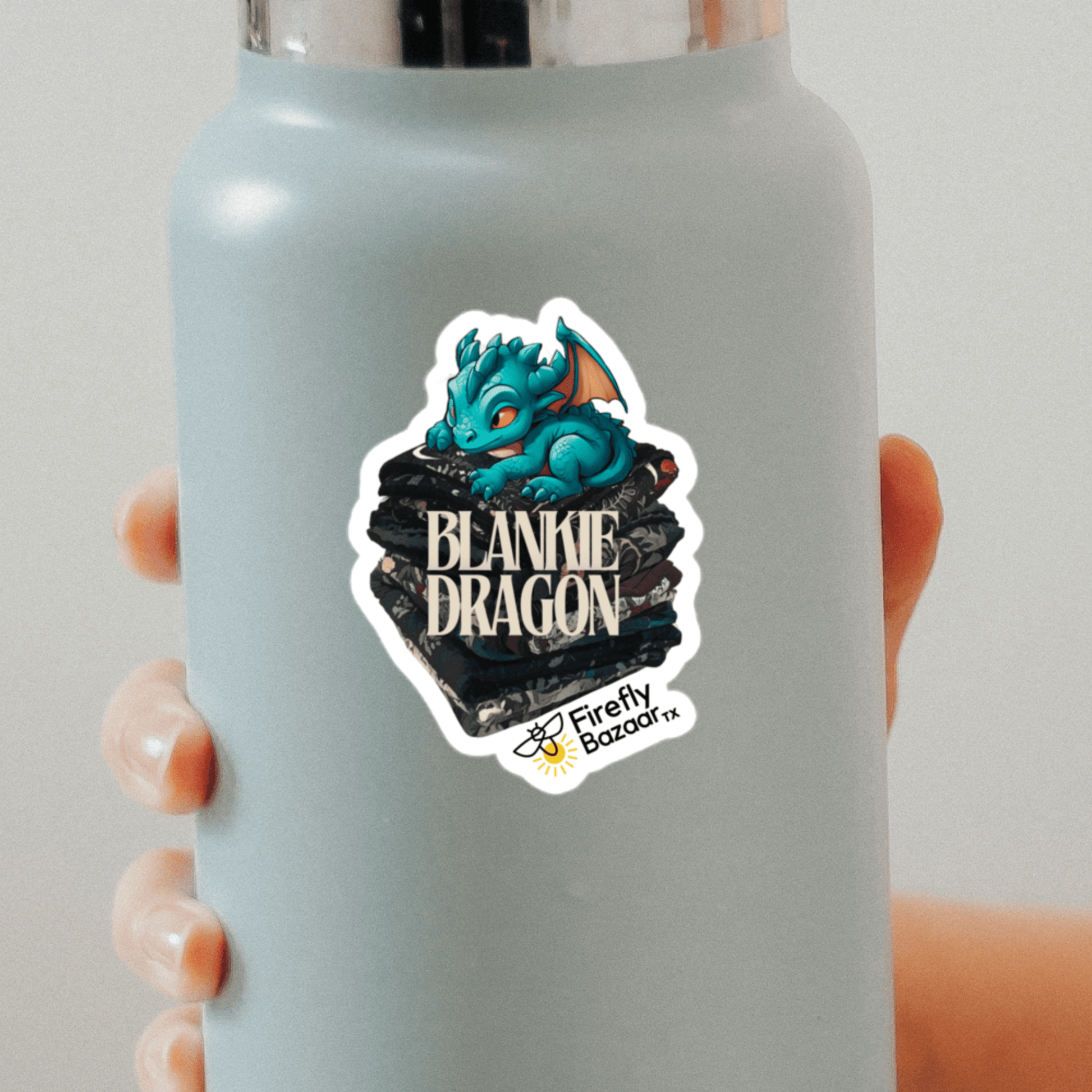 Blankie Dragon Vinyl Sticker - FireflyBazaarTX