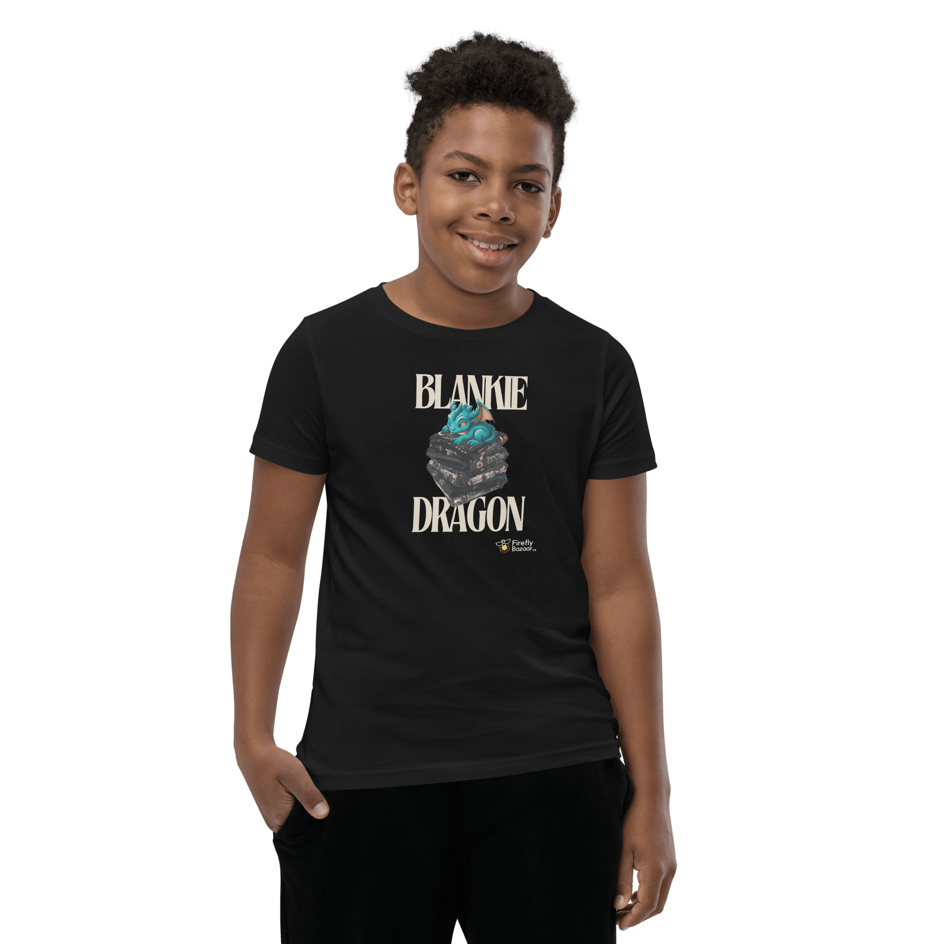 Blankie Dragon Youth T-Shirt - FireflyBazaarTX