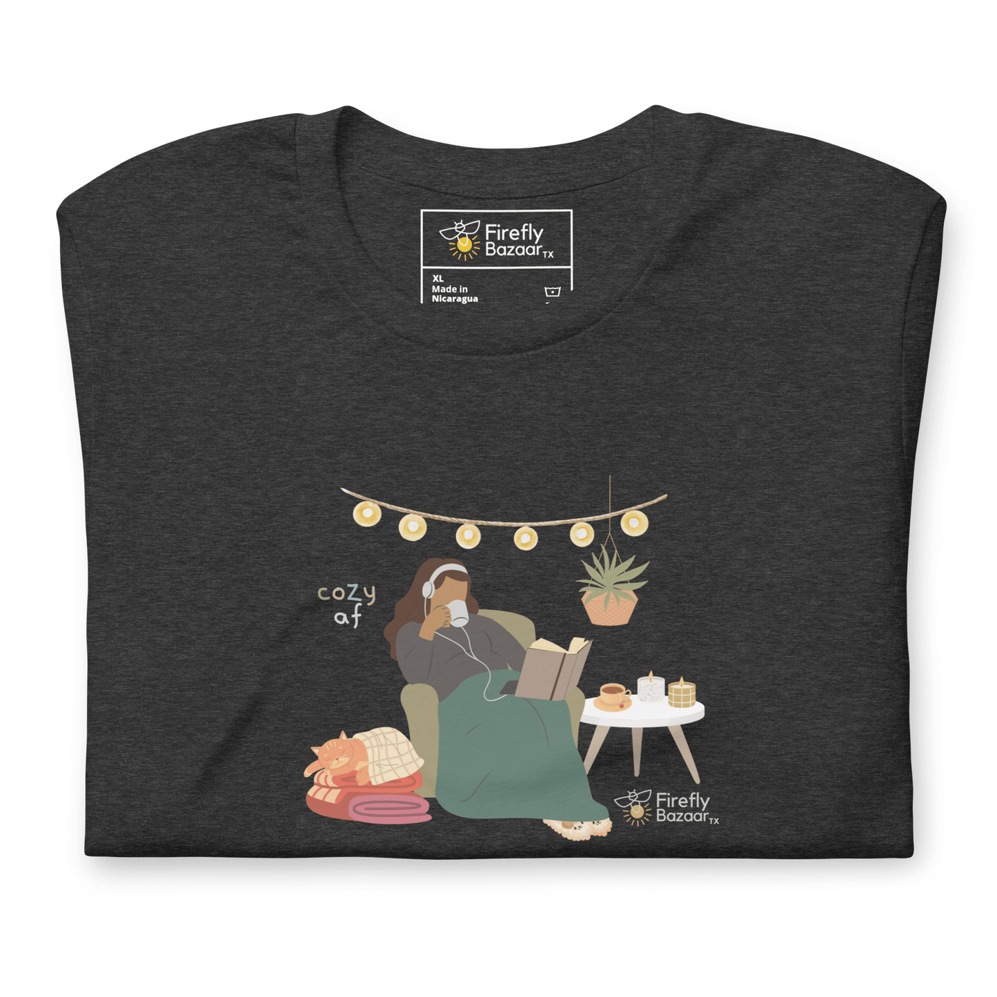 Cozy AF Tee - FireflyBazaarTX