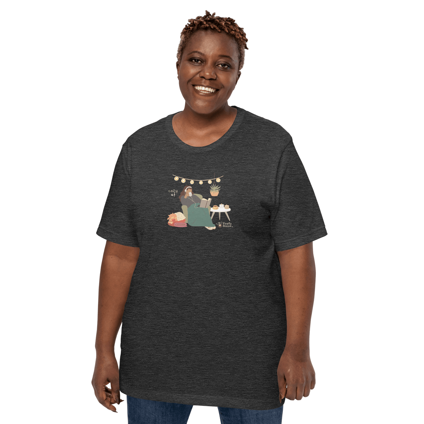 Cozy AF Tee - FireflyBazaarTX