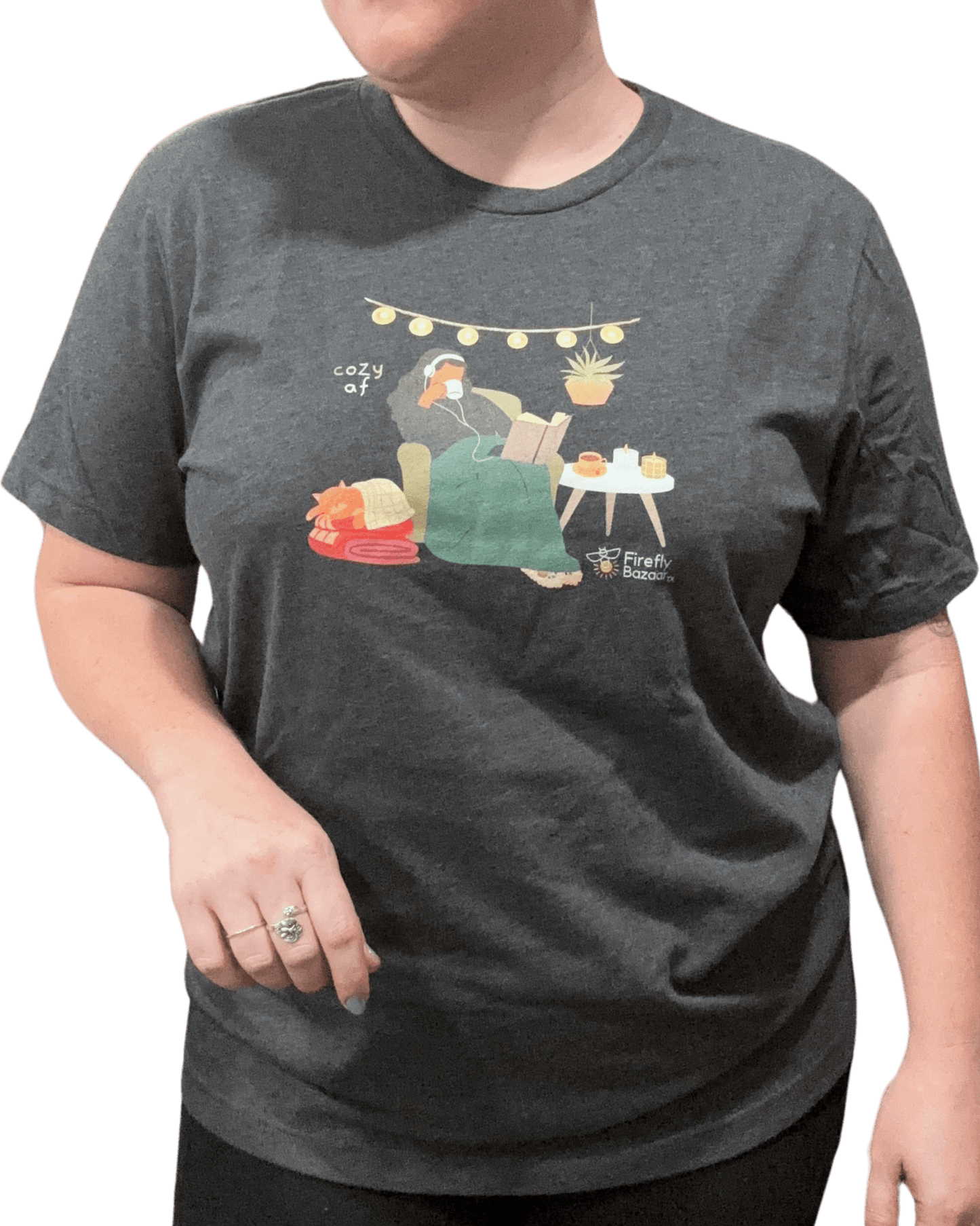 Cozy AF Tee - FireflyBazaarTX