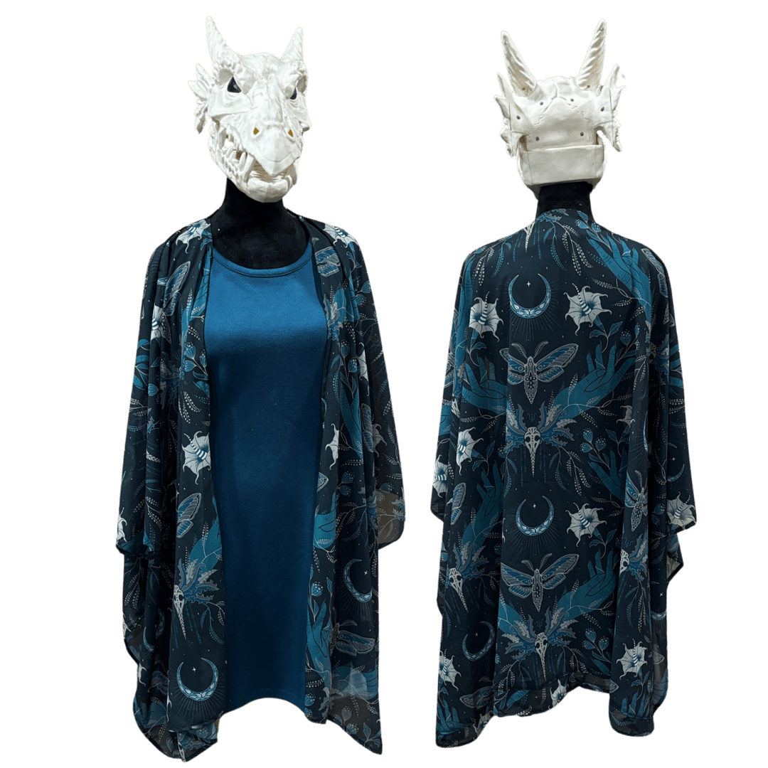 Custom Chiffon Kimono - FireflyBazaarTX