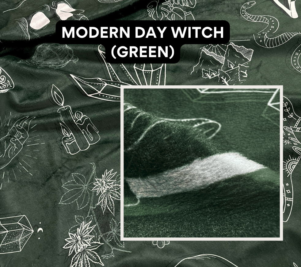 Custom Grownup Blankies - Dark Collection, Minky Blanket - FireflyBazaarTX