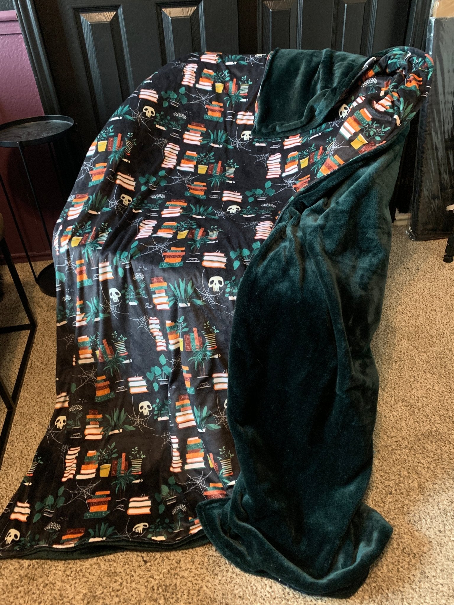 Custom Grownup Blankies - Dark Collection, Minky Blanket - FireflyBazaarTX