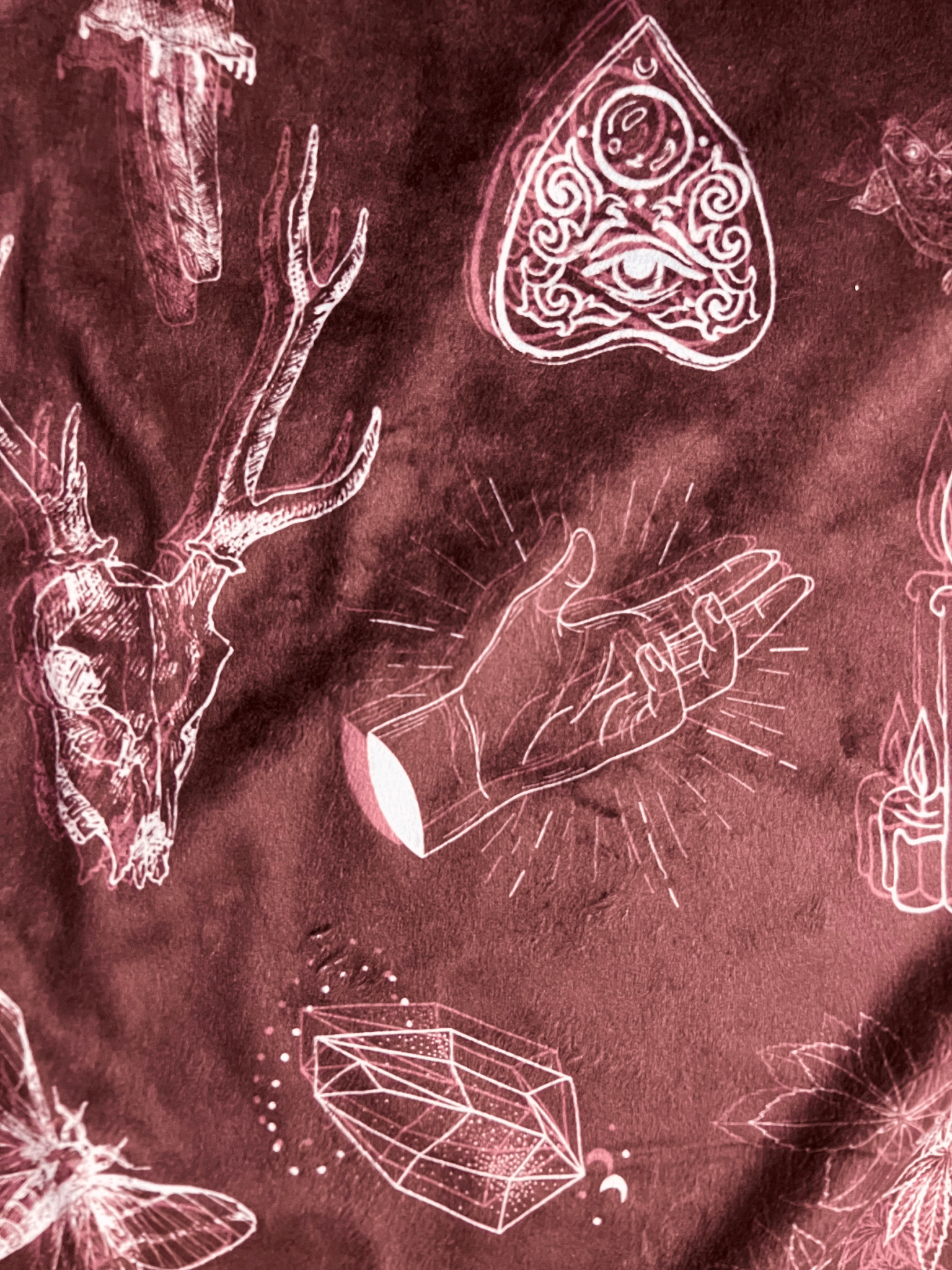 Custom Grownup Blankies - Dark Collection, Minky Blanket - FireflyBazaarTX