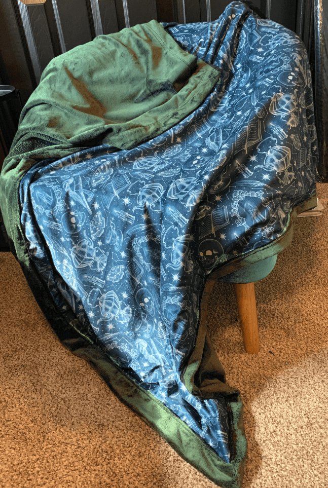 Custom Grownup Blankies - Dark Collection, Minky Blanket - FireflyBazaarTX