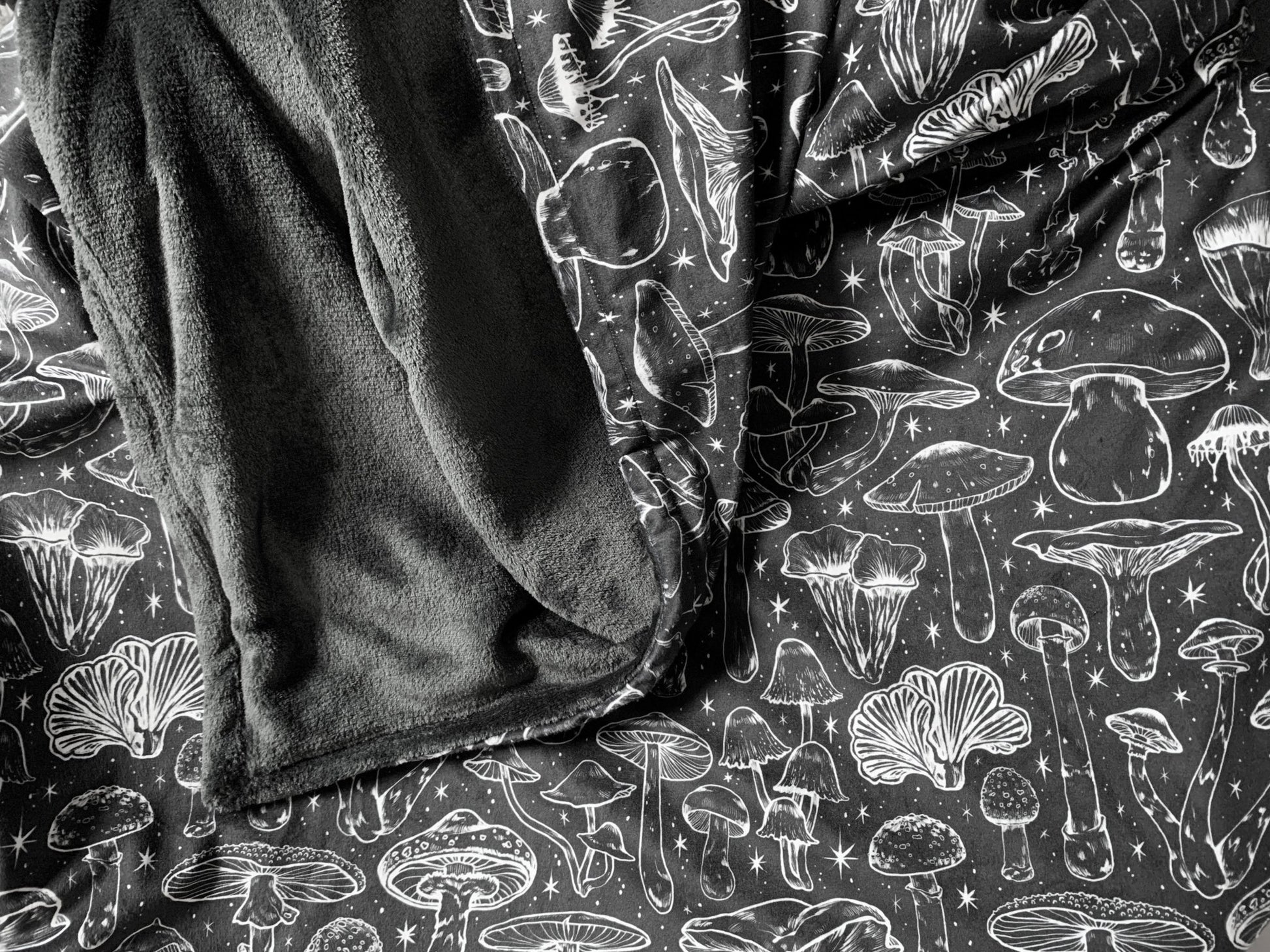 Custom Grownup Blankies - Dark Collection, Minky Blanket - FireflyBazaarTX