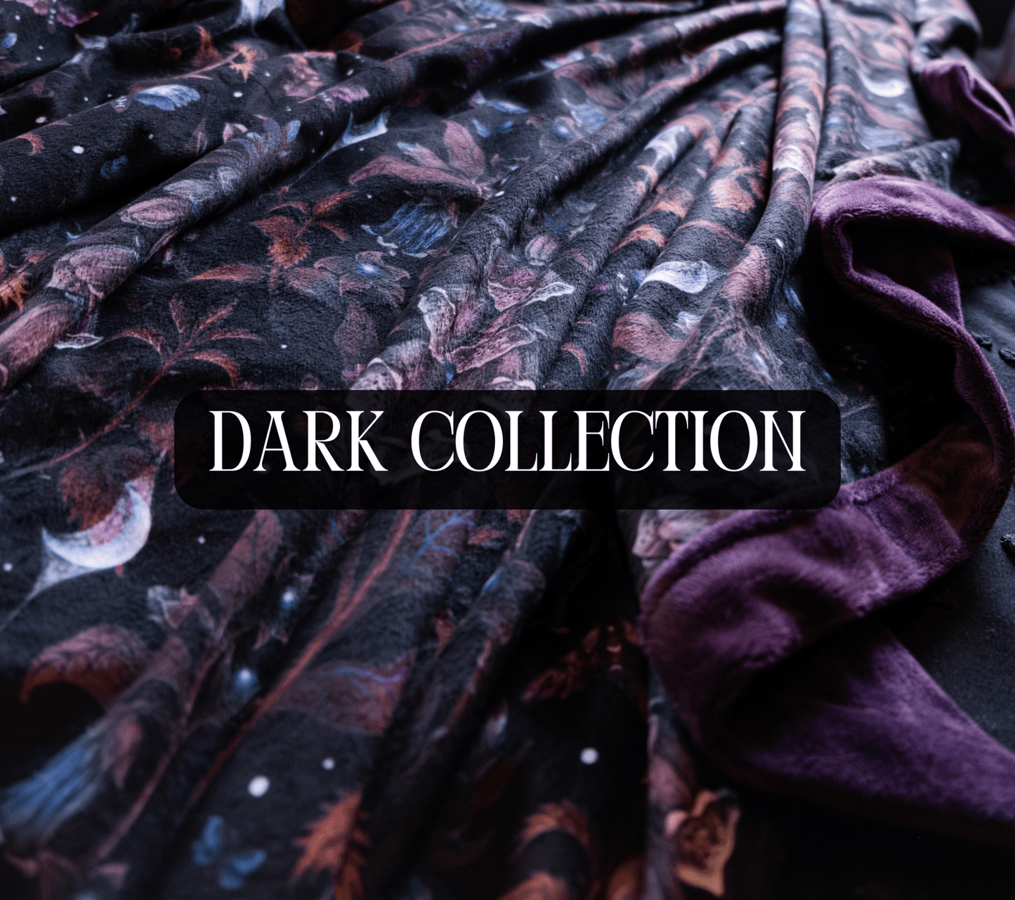 Custom Grownup Blankies - Dark Collection, Minky Blanket - FireflyBazaarTX