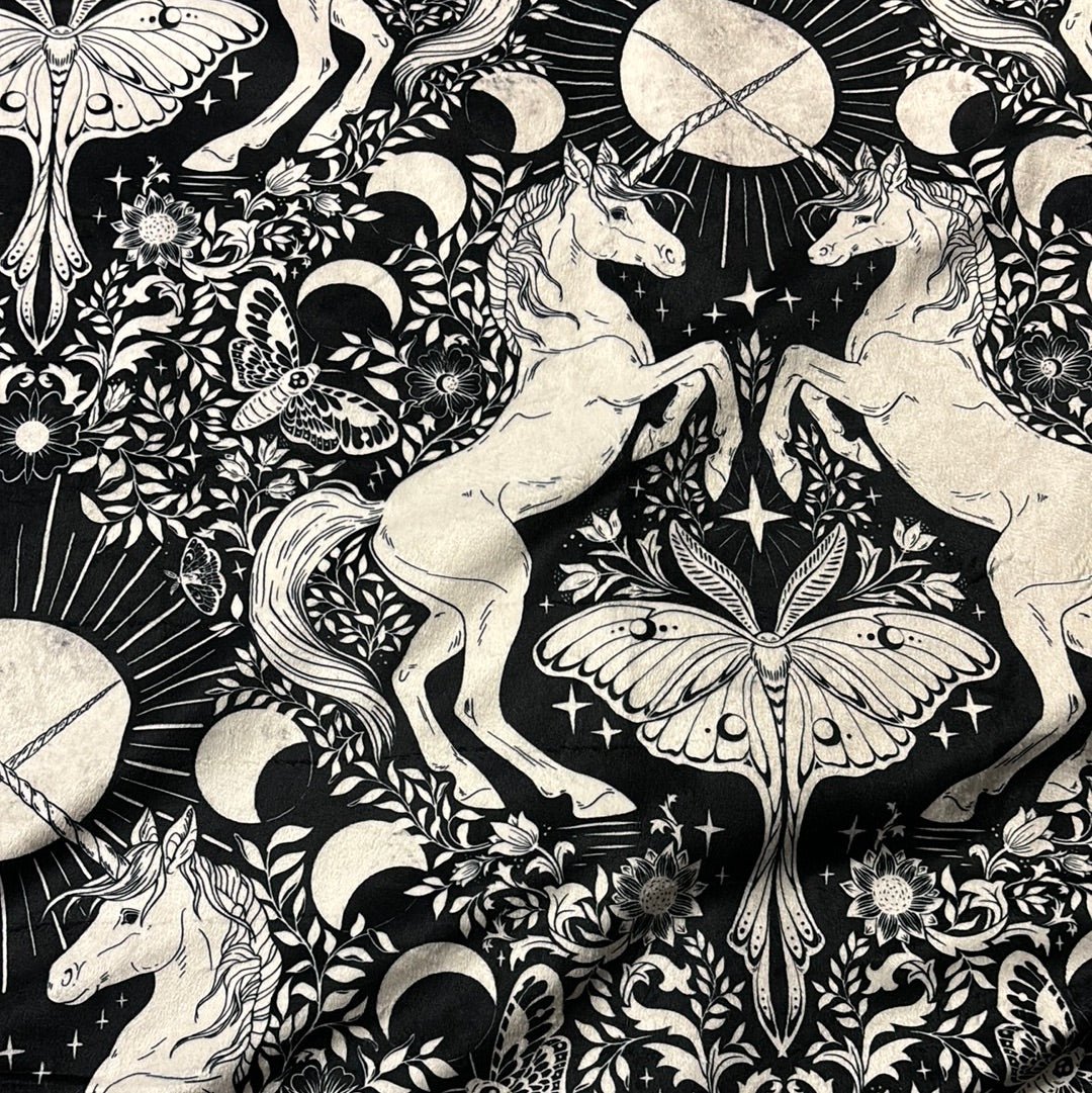 Custom Grownup Blankies - Dark Collection, Minky Blanket - FireflyBazaarTX