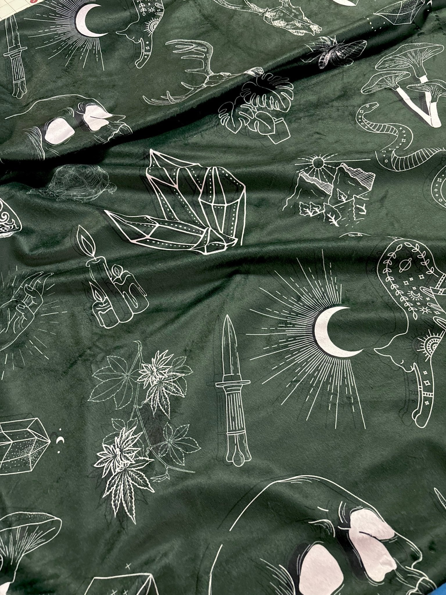 Custom Grownup Blankies - Dark Collection, Minky Blanket - FireflyBazaarTX