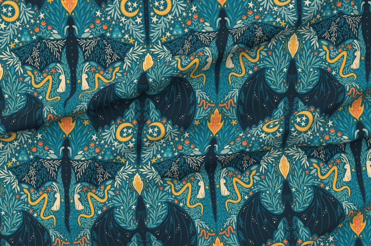 Custom Grownup Blankies - Dragon Collection, Minky Blanket - FireflyBazaarTX