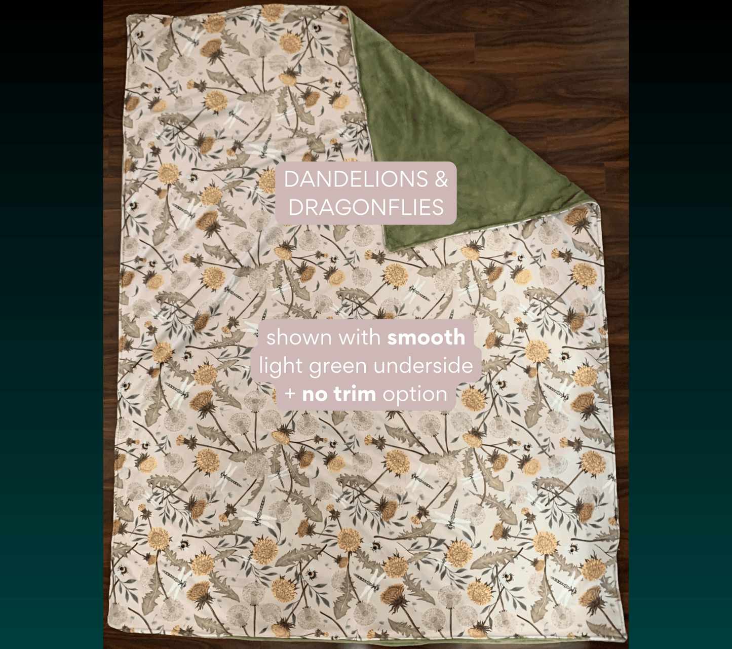 Custom Grownup Blankies - Light Collection, Minky Blanket - FireflyBazaarTX