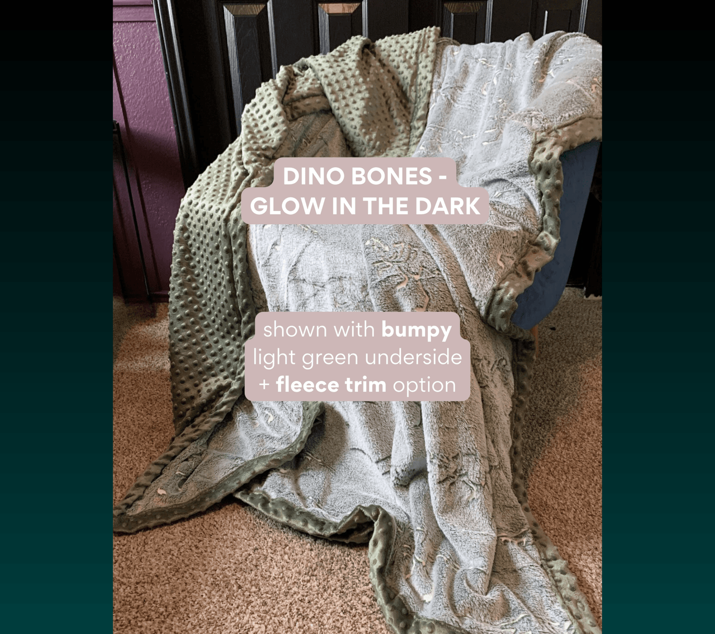 Custom Grownup Blankies - Light Collection, Minky Blanket - FireflyBazaarTX