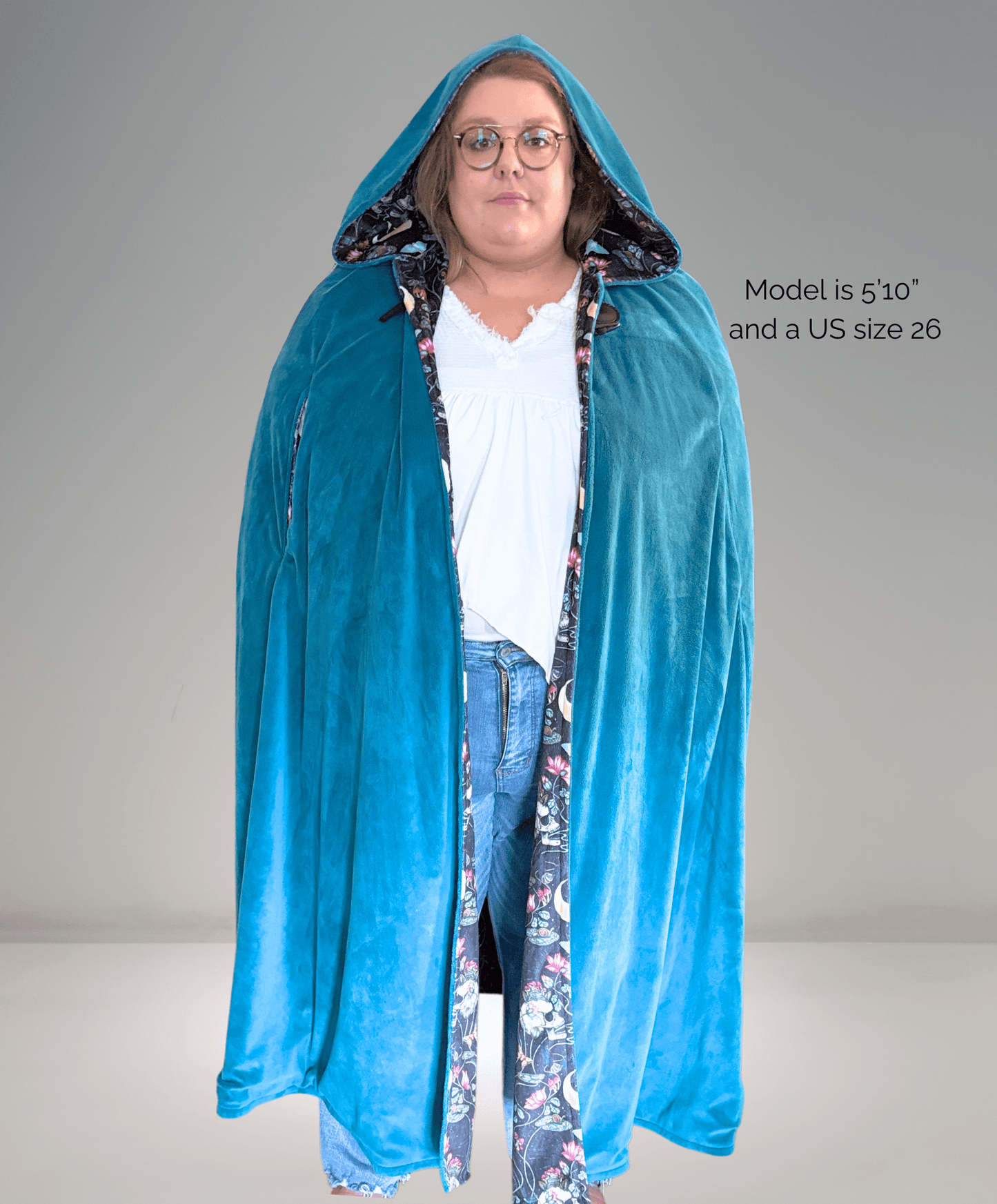 Deluxe Minky Cloak - Customizable Hooded Cape - FireflyBazaarTX