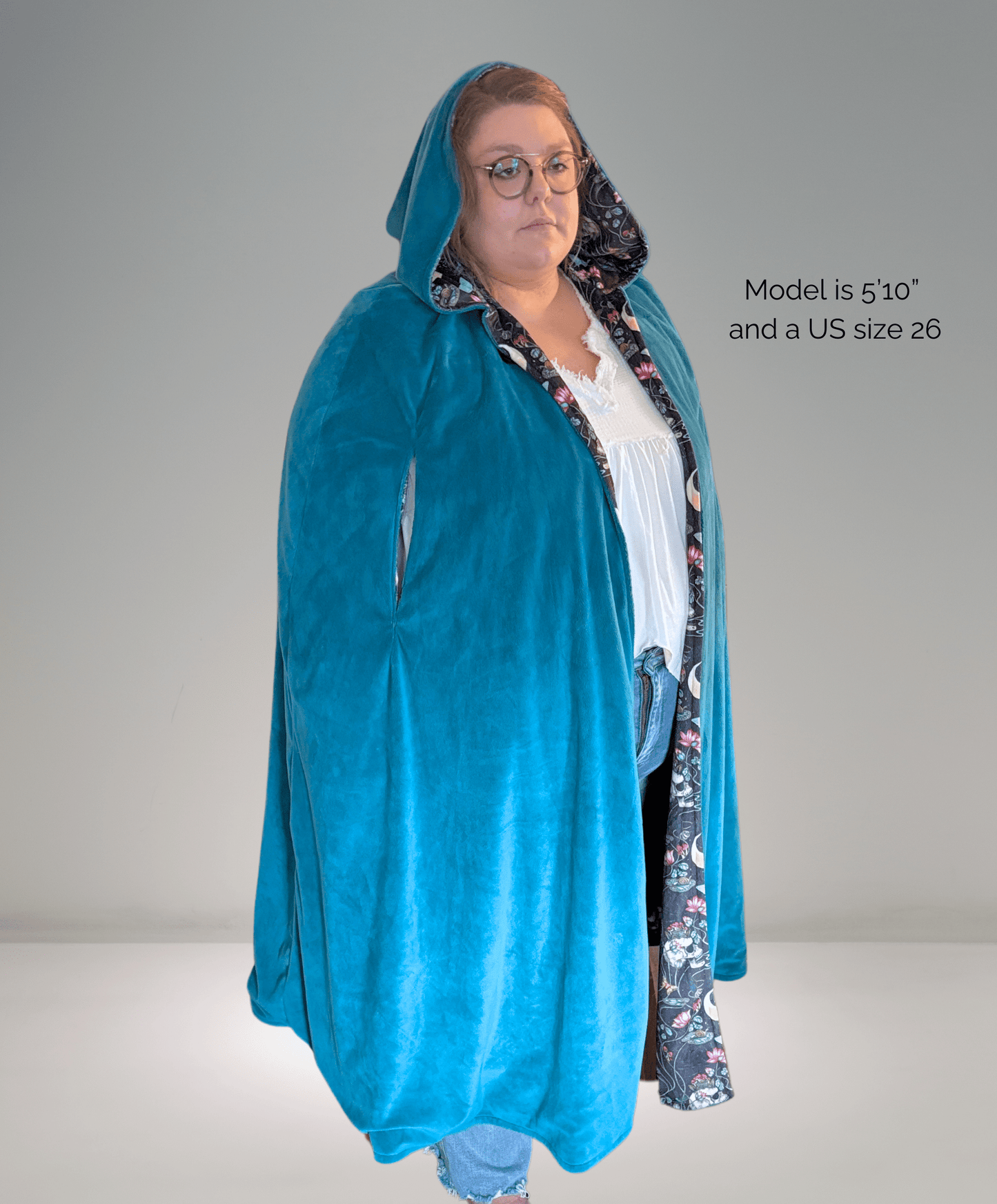 Deluxe Minky Cloak - Customizable Hooded Cape - FireflyBazaarTX