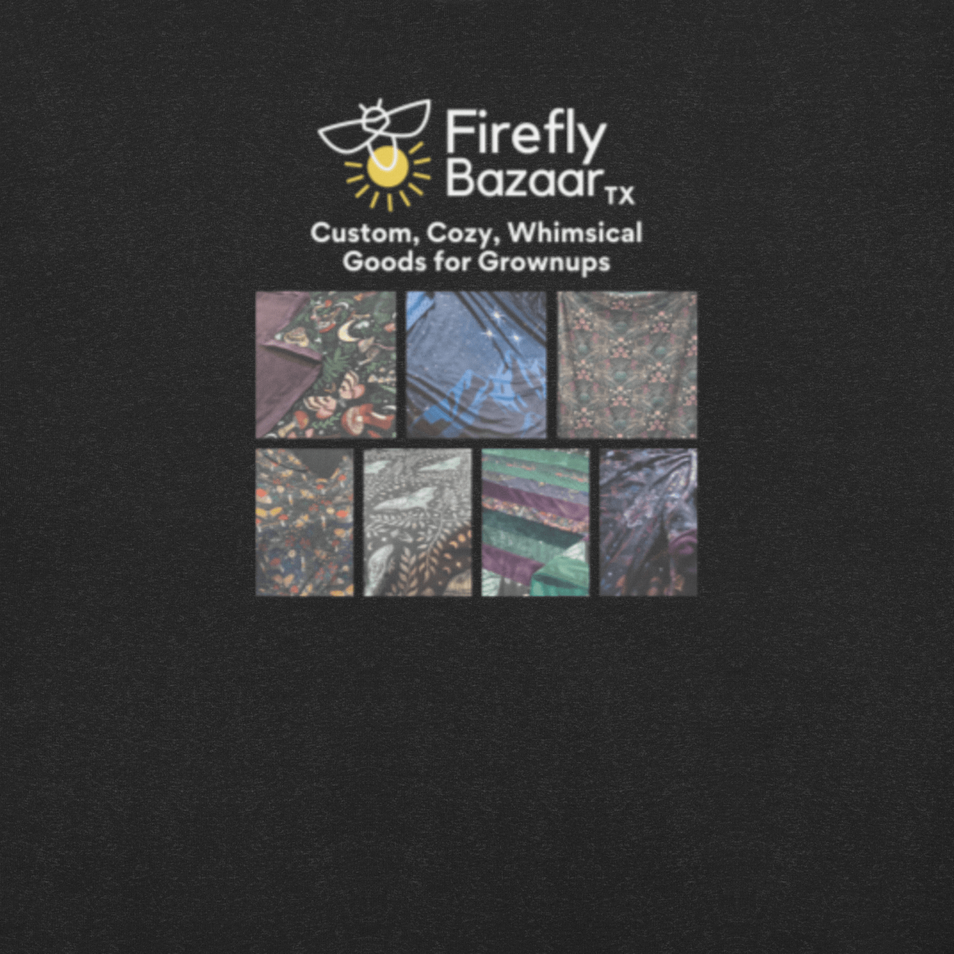 Firefly Bazaar Print Grid T-shirt - FireflyBazaarTX