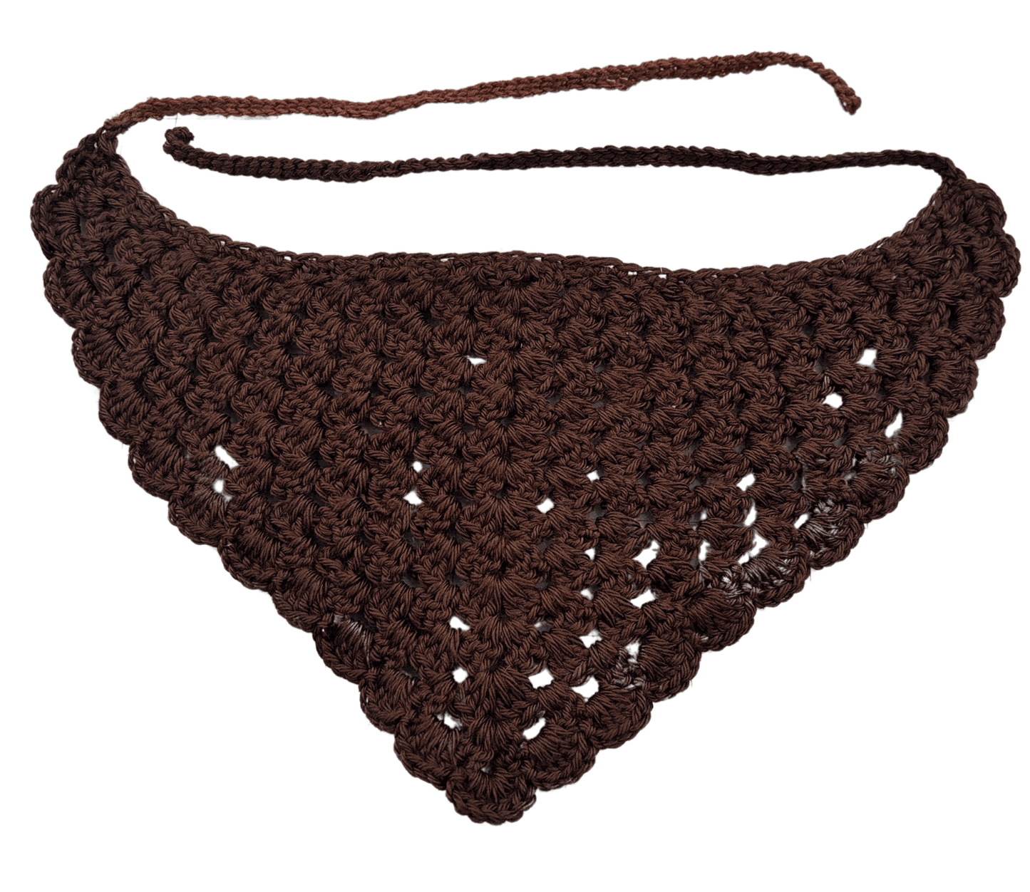 Kid - Made Crocheted Bandanas - Handmade headband, headcovering - FireflyBazaarTX