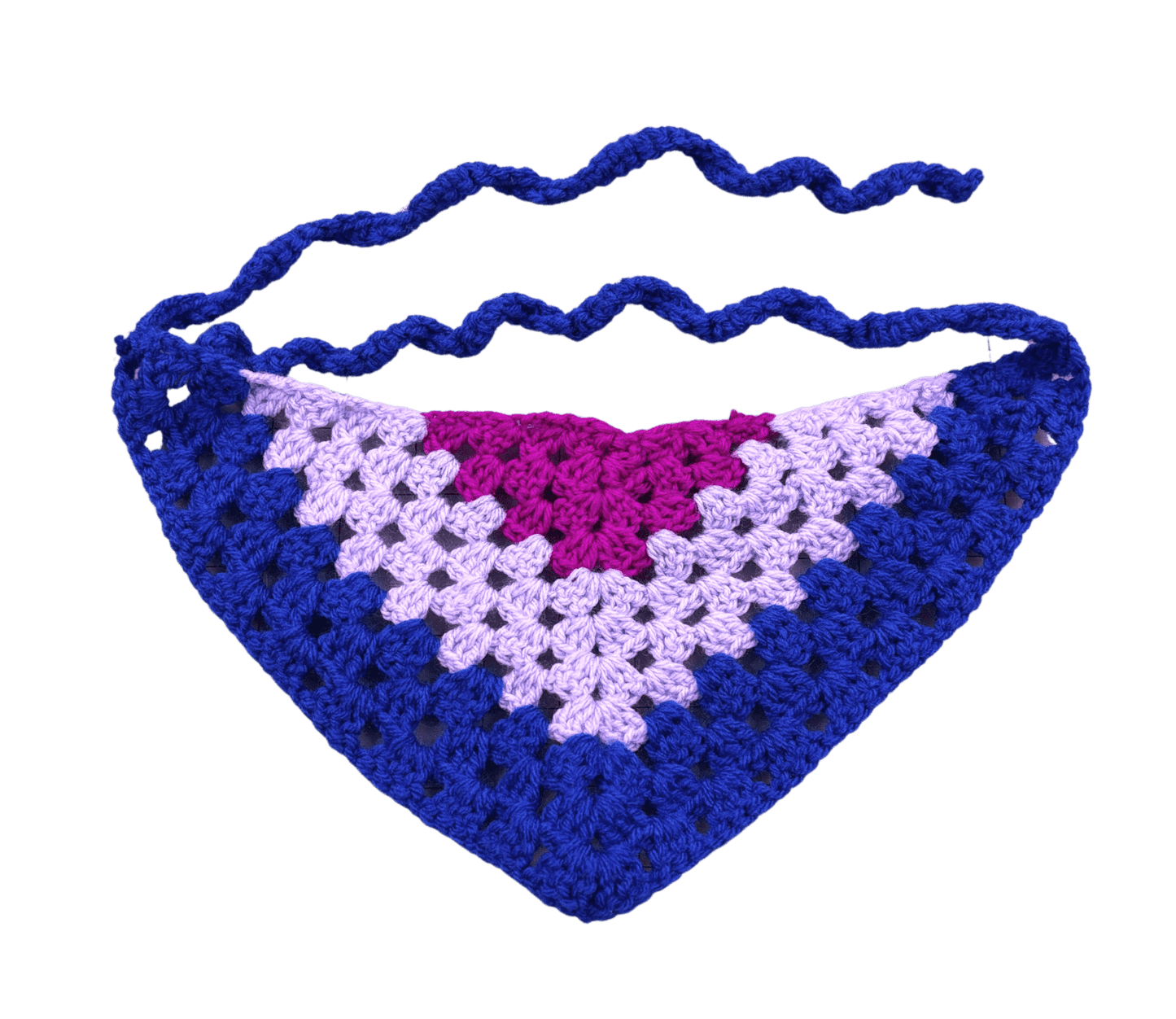 Kid - Made Crocheted Bandanas - Handmade headband, headcovering - FireflyBazaarTX