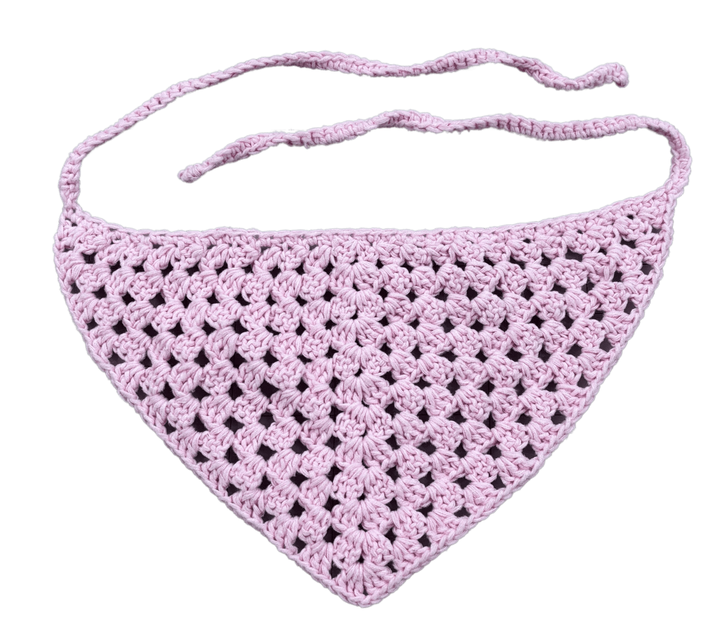 Kid - Made Crocheted Bandanas - Handmade headband, headcovering - FireflyBazaarTX
