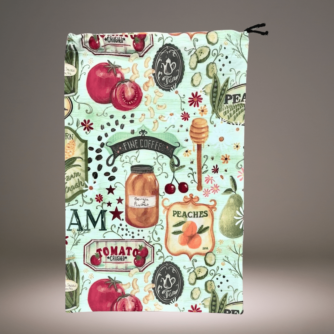 Linen and Cotton Bread Bags or Produce Bags - FireflyBazaarTX