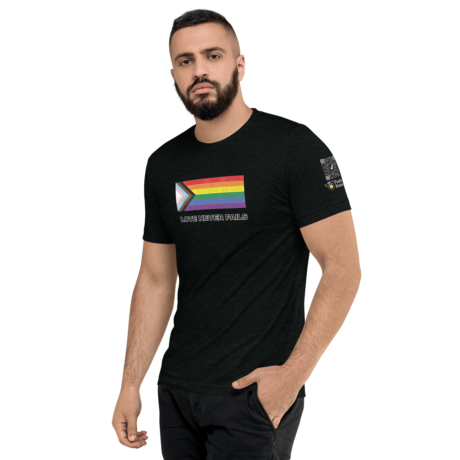 Love Never Fails T-shirt - FireflyBazaarTX