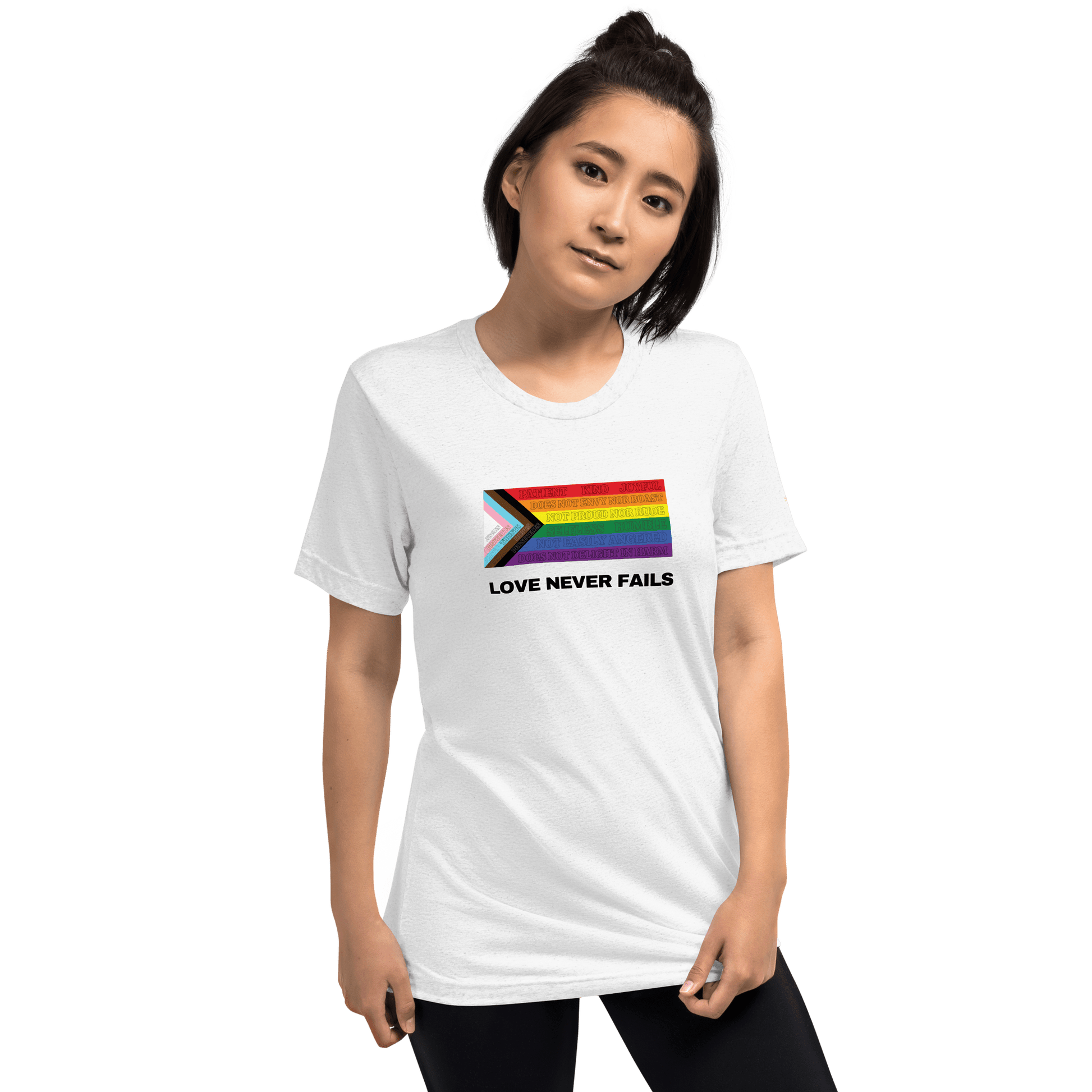 Love Never Fails T-shirt - FireflyBazaarTX