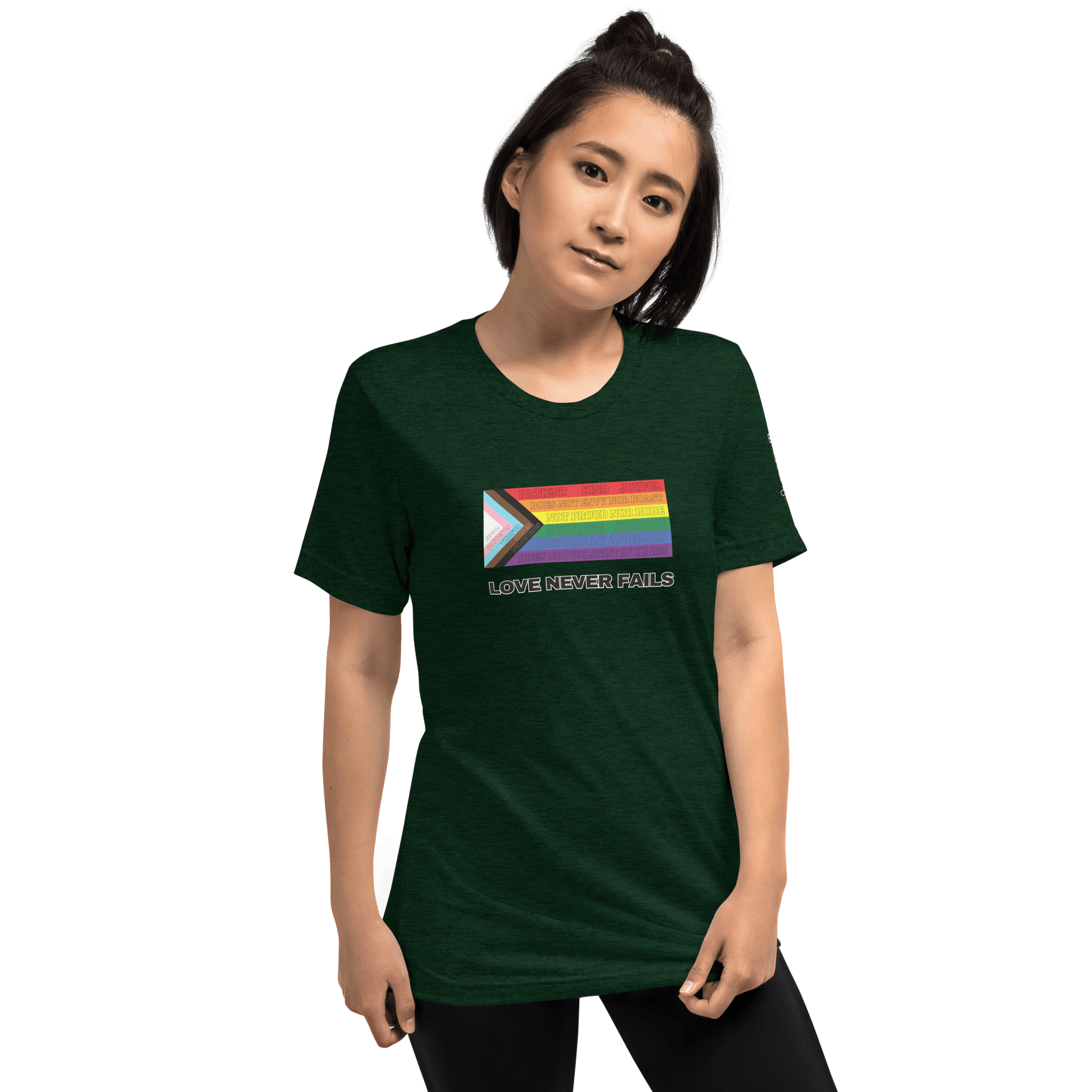 Love Never Fails T-shirt - FireflyBazaarTX