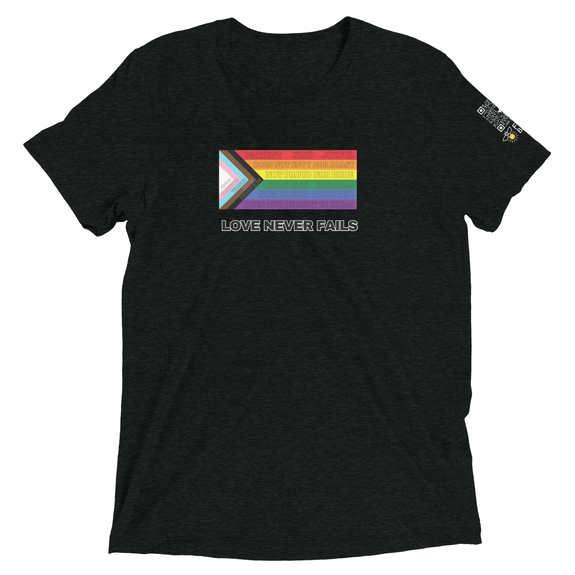 Love Never Fails T-shirt - FireflyBazaarTX