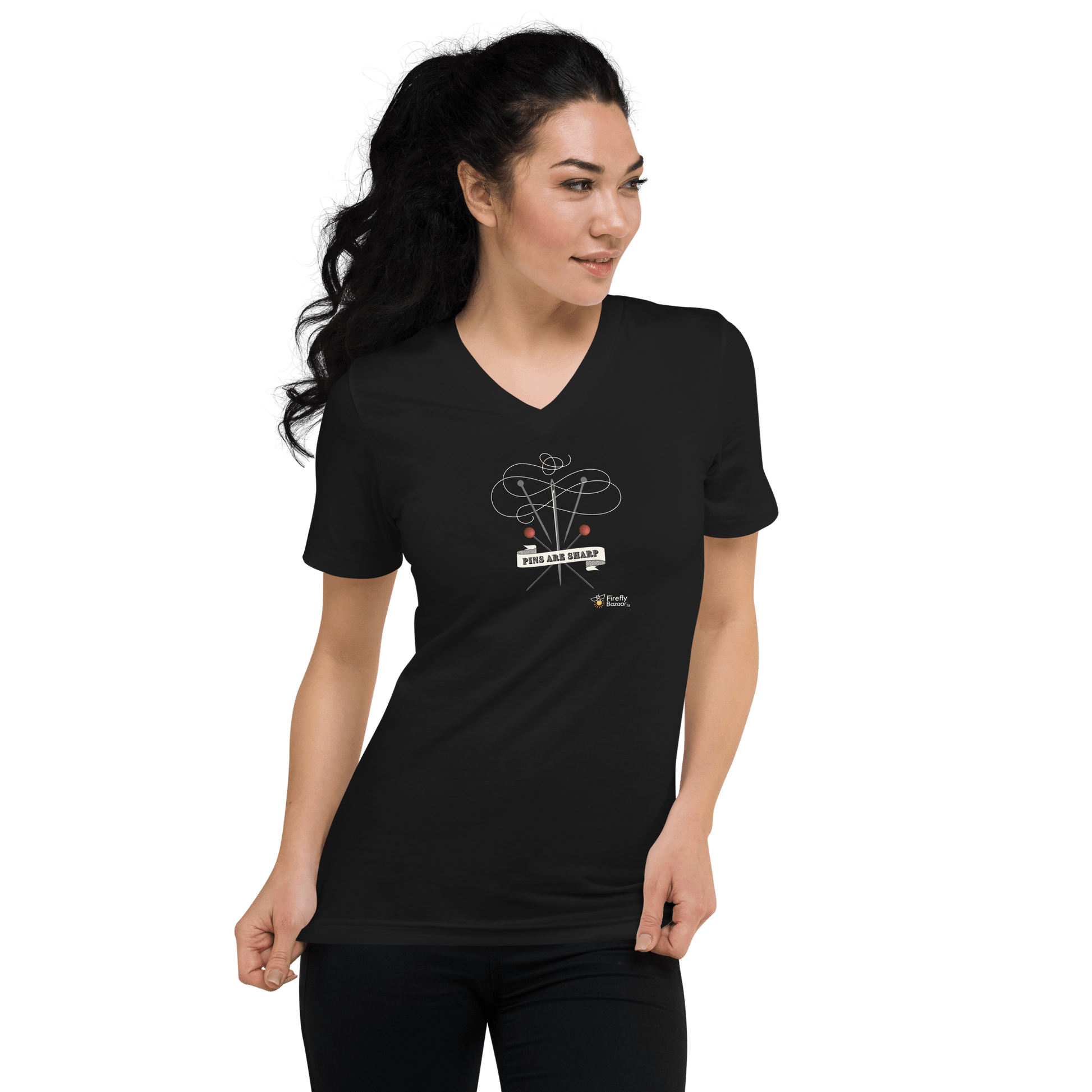 Pins are Sharp Tee - FireflyBazaarTX