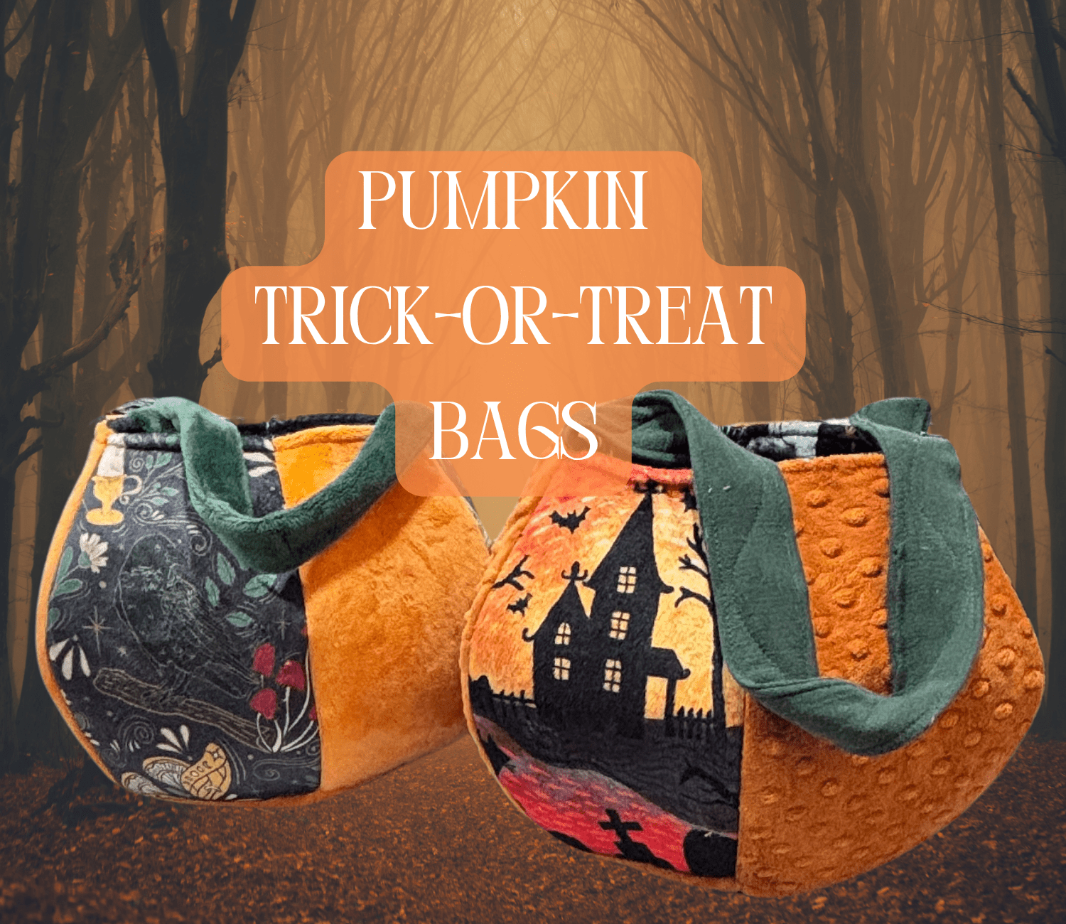 Pumpkin Trick - or - Treat Bag - FireflyBazaarTX
