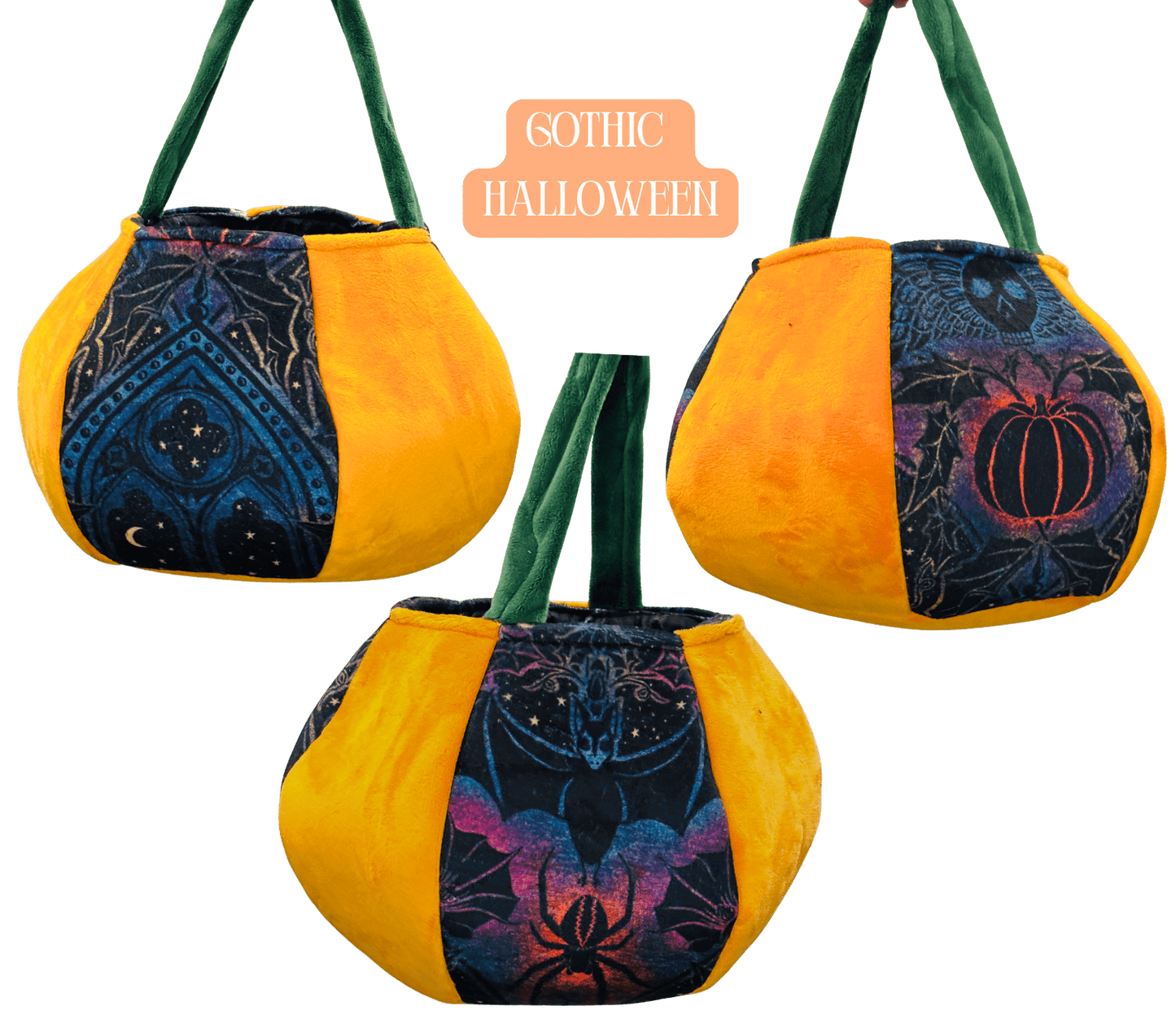 Pumpkin Trick - or - Treat Bag - FireflyBazaarTX