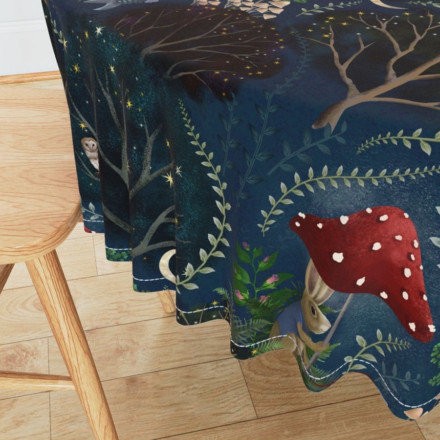 Round Tablecloth - FireflyBazaarTX