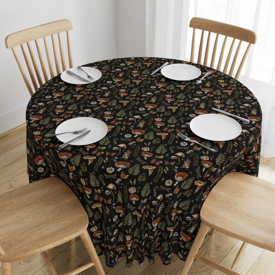 Round Tablecloth - FireflyBazaarTX