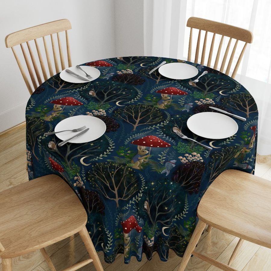 Round Tablecloth - FireflyBazaarTX