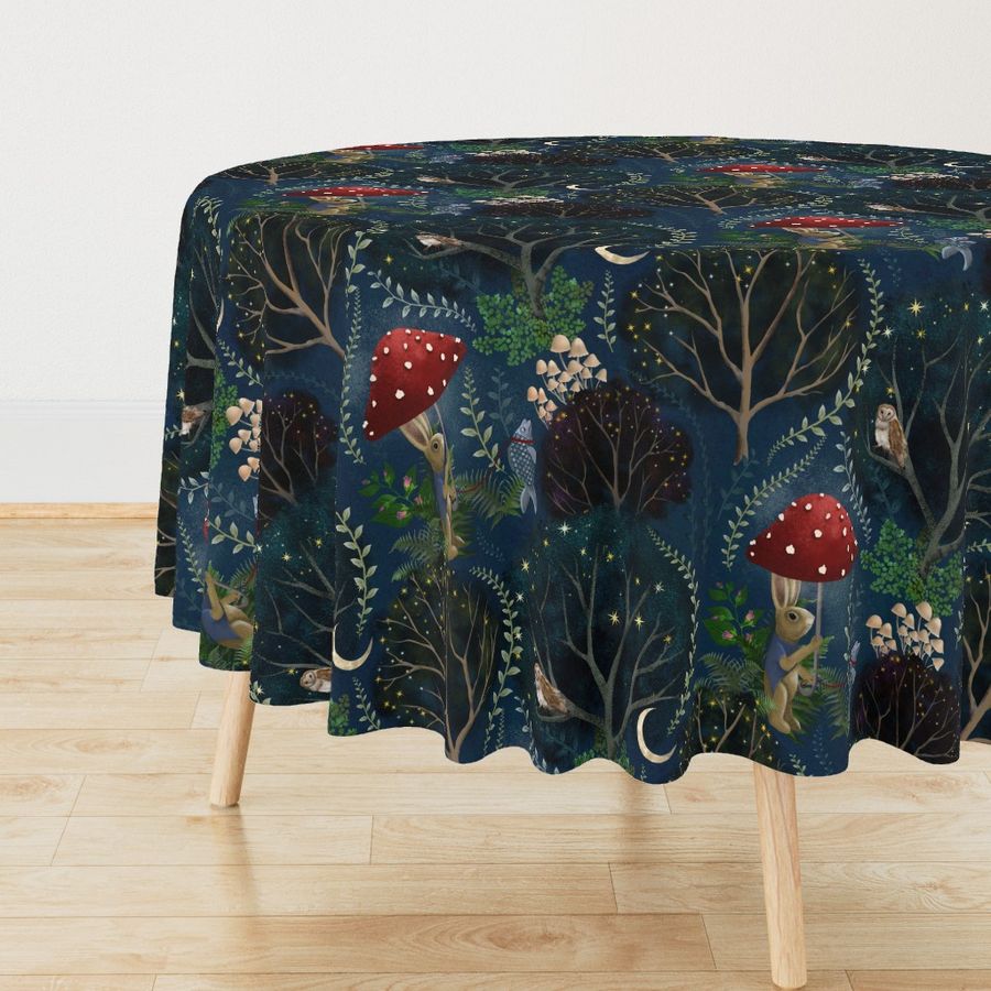 Round Tablecloth - FireflyBazaarTX